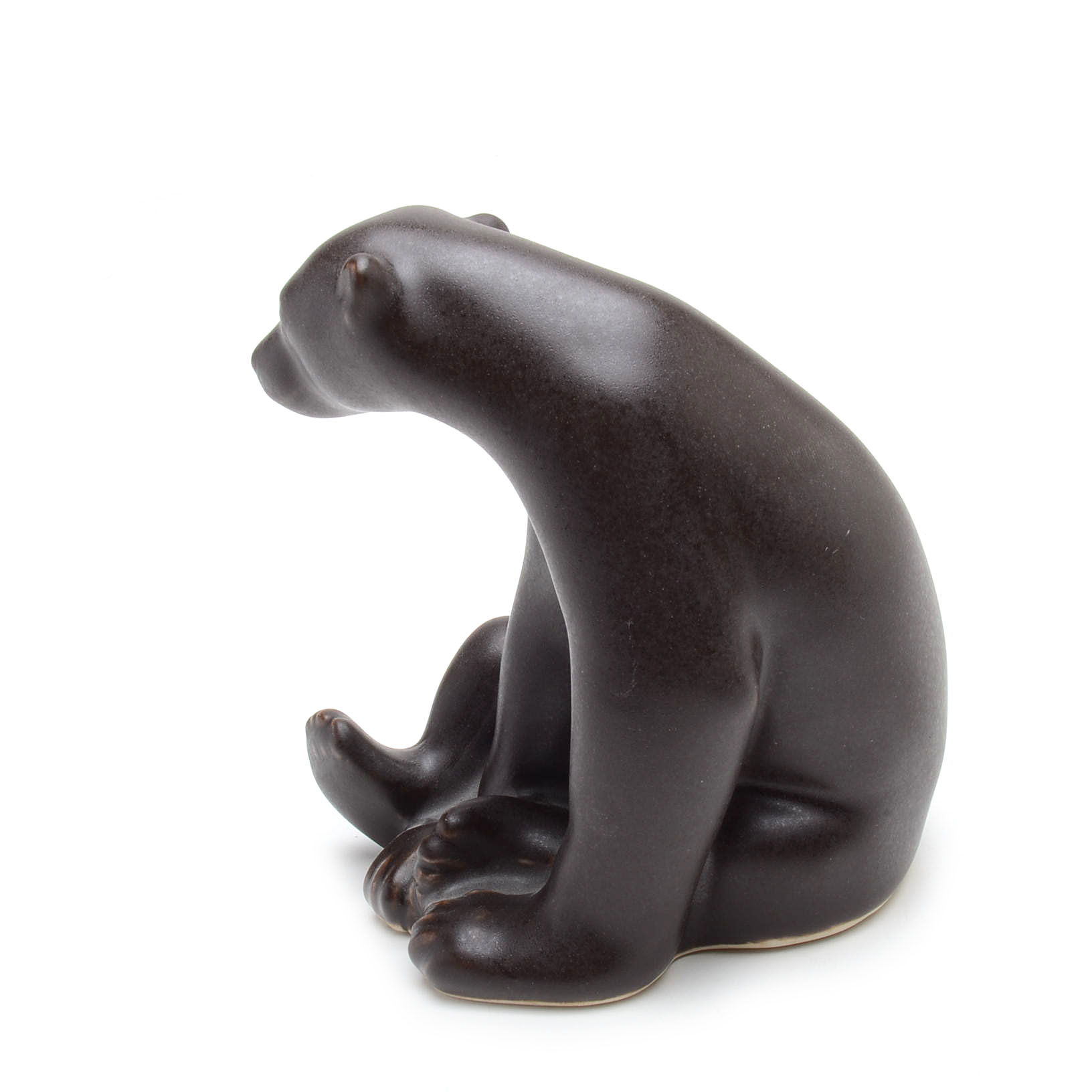 Pair of Rookwood Art Pottery "Abel Bear" Beatnik Figurines