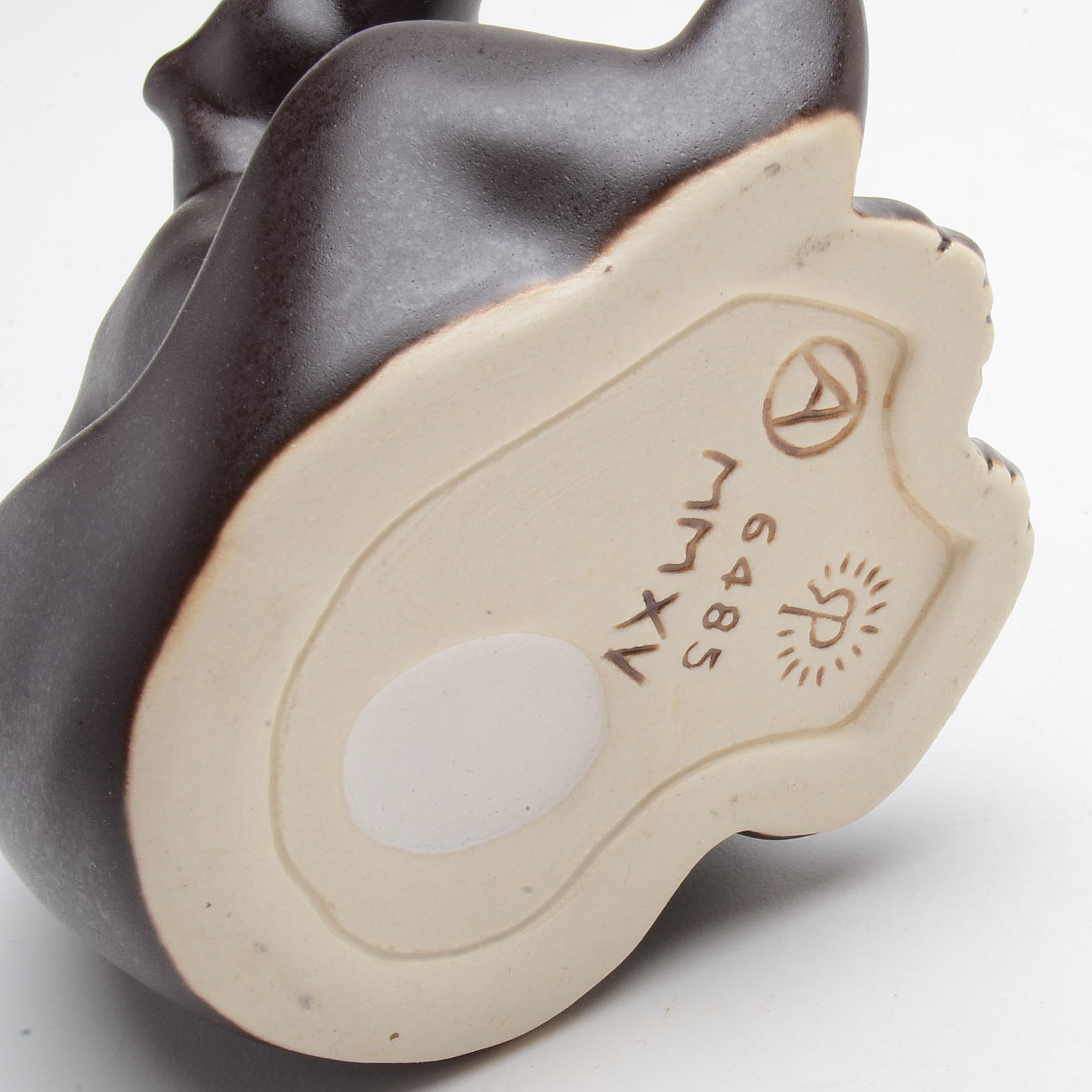 Pair of Rookwood Art Pottery "Abel Bear" Beatnik Figurines