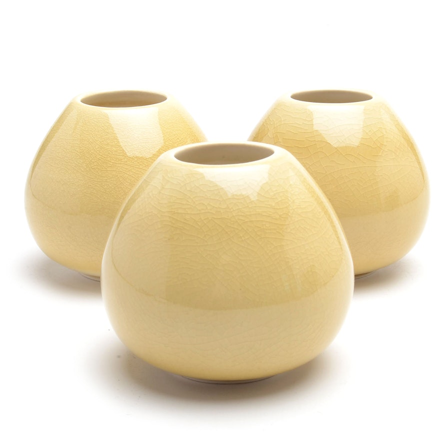Three Contemporary Rookwood Art Pottery "Sophie" Vases