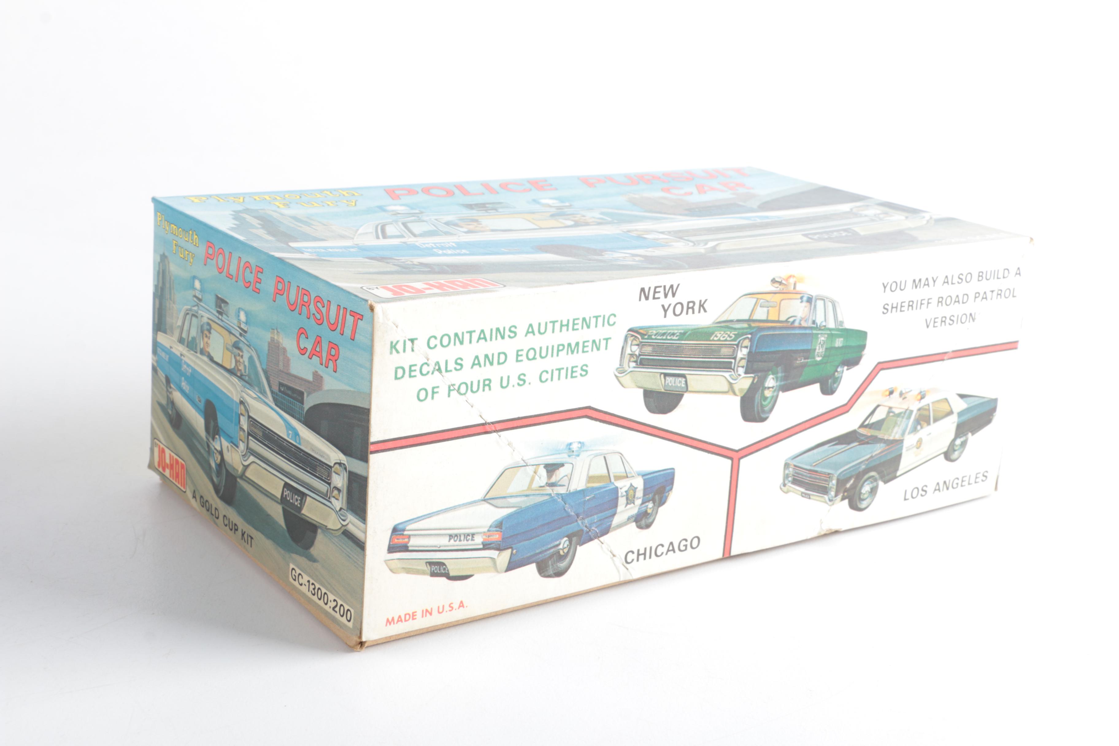 Vintage Model Car Kits by AMT and Jo-Han