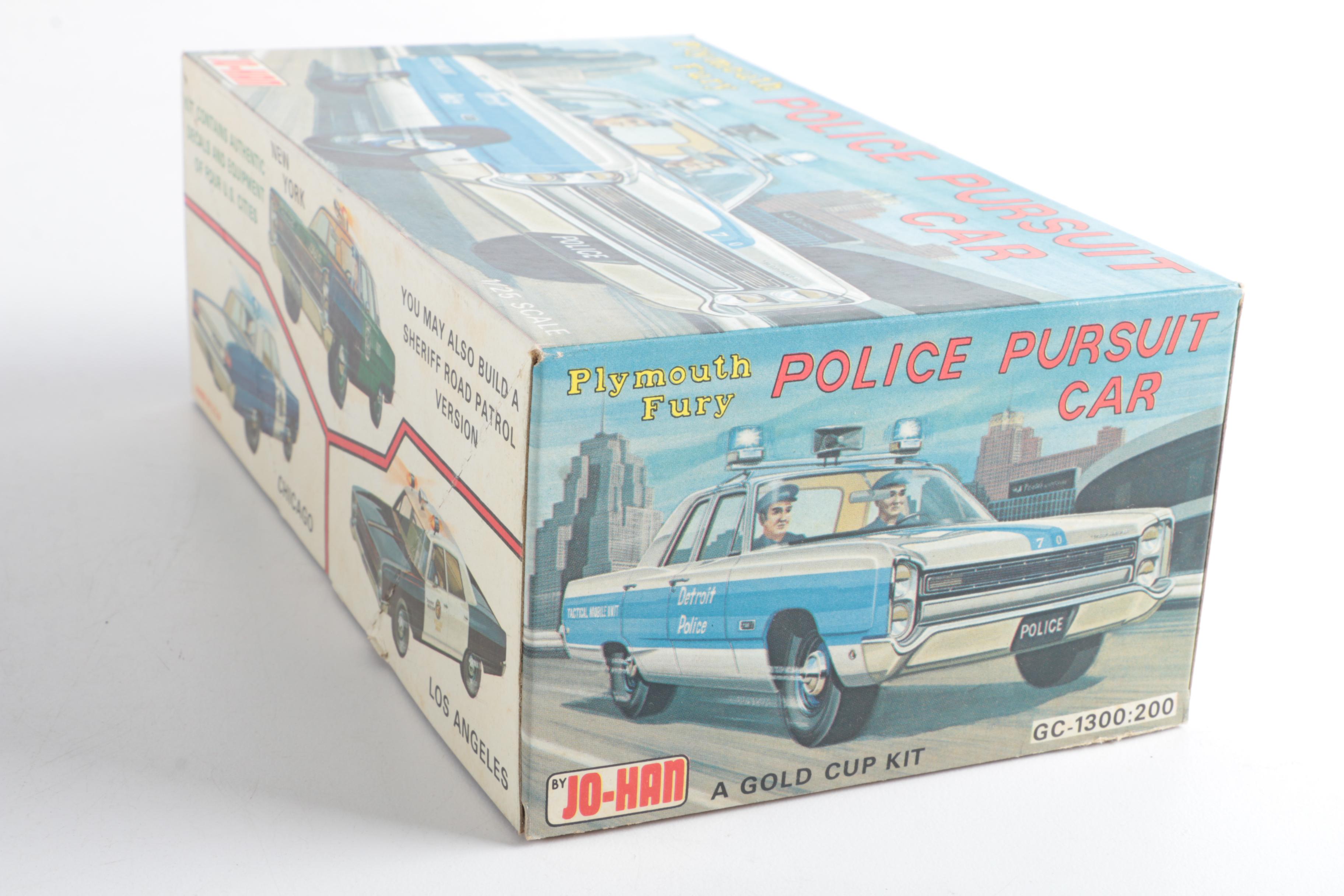 Vintage Model Car Kits by AMT and Jo-Han