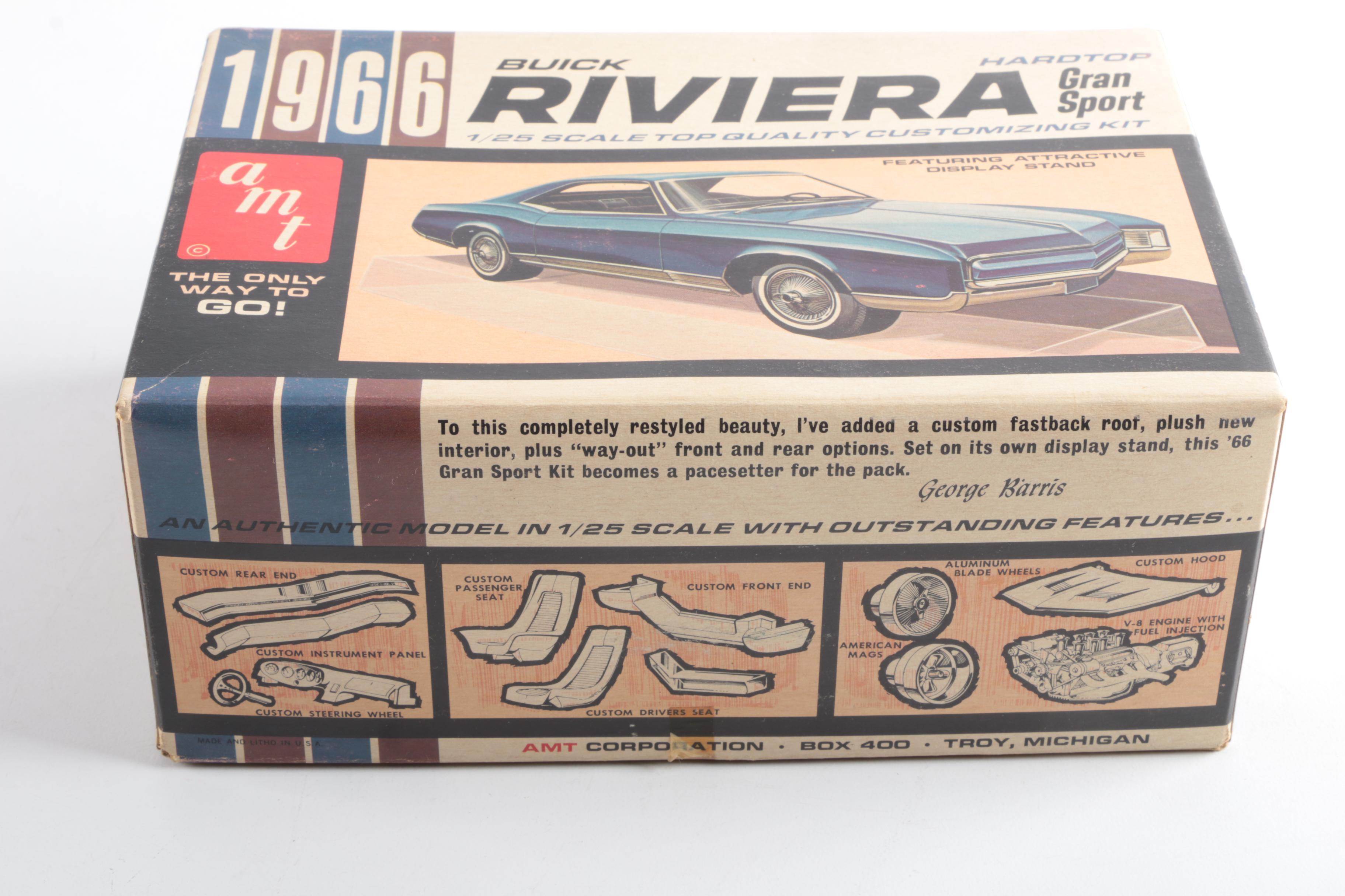 Vintage Model Car Kits by AMT and Jo-Han