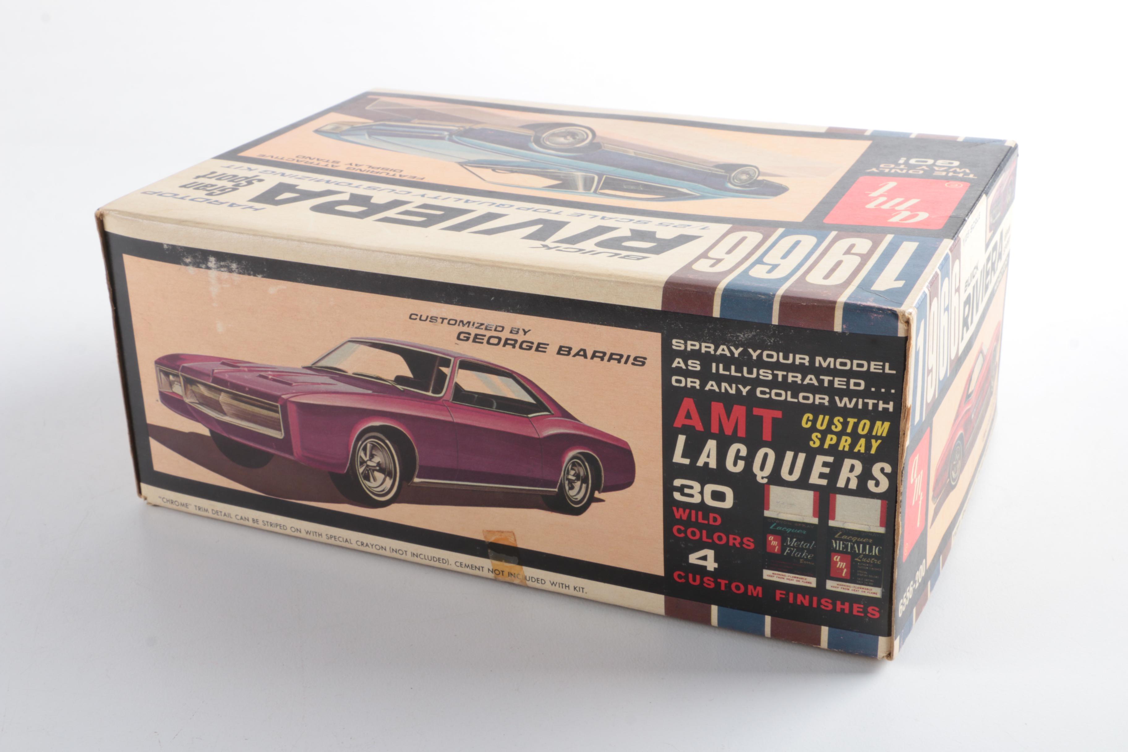 Vintage Model Car Kits by AMT and Jo-Han