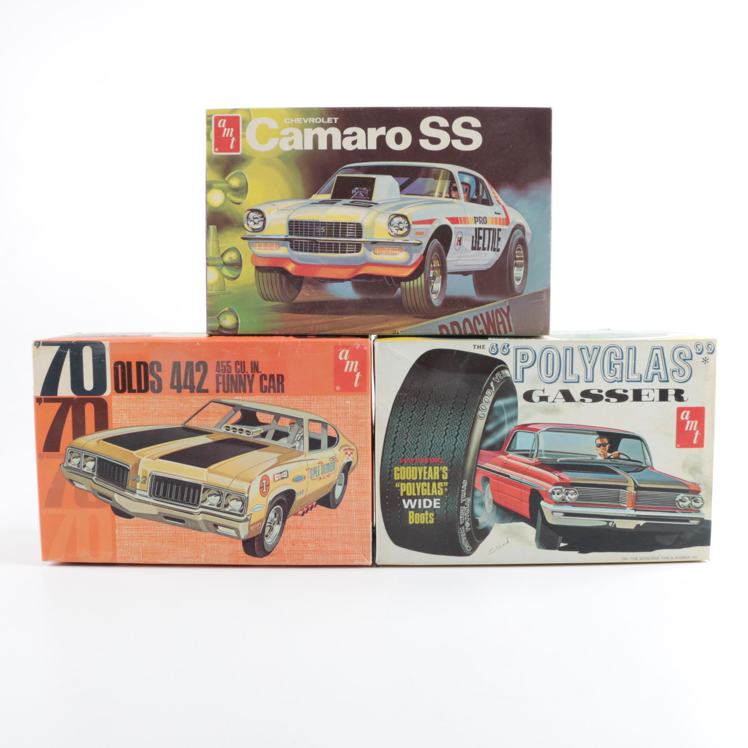 Vintage Model Car Kits by AMT