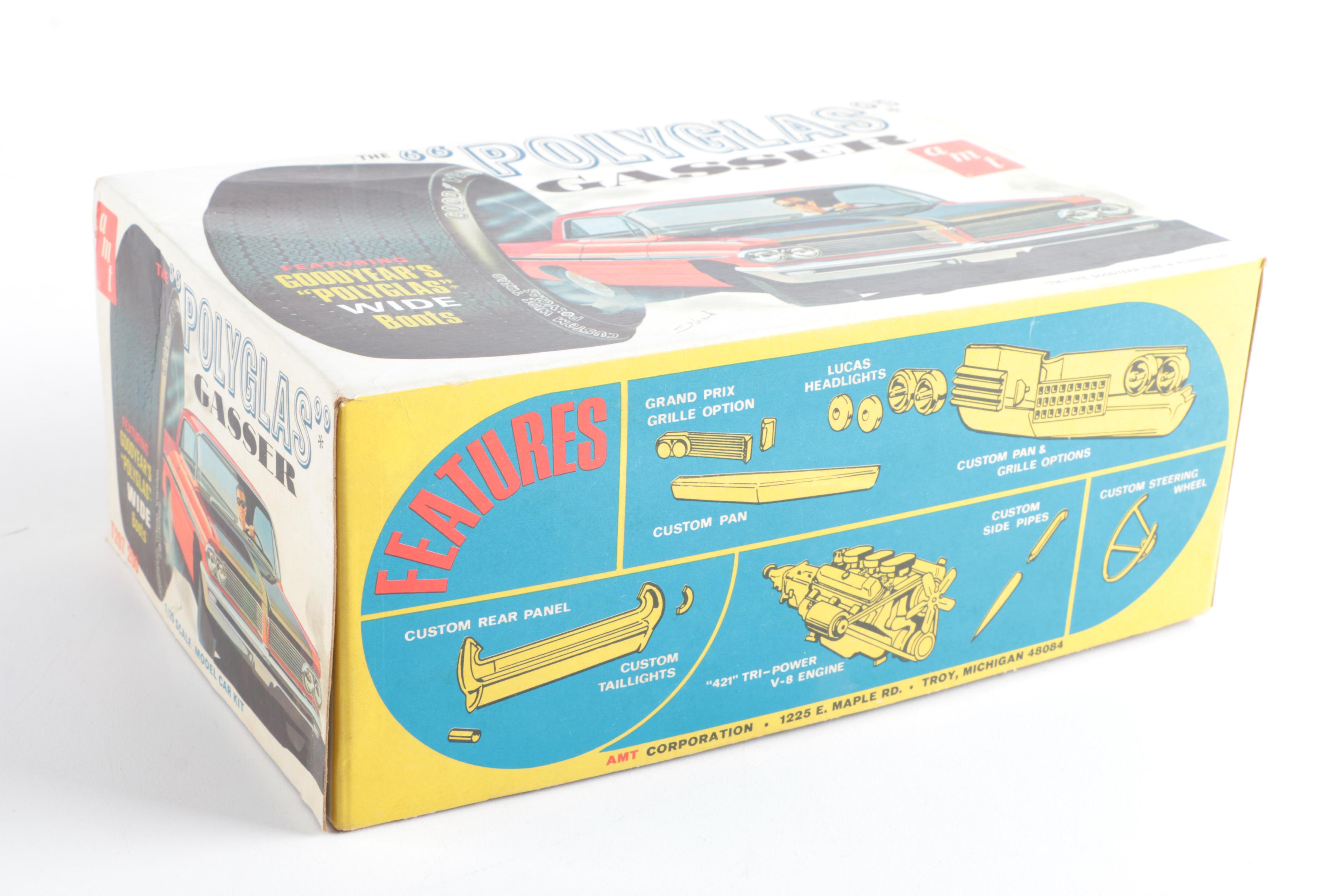 Vintage Model Car Kits by AMT