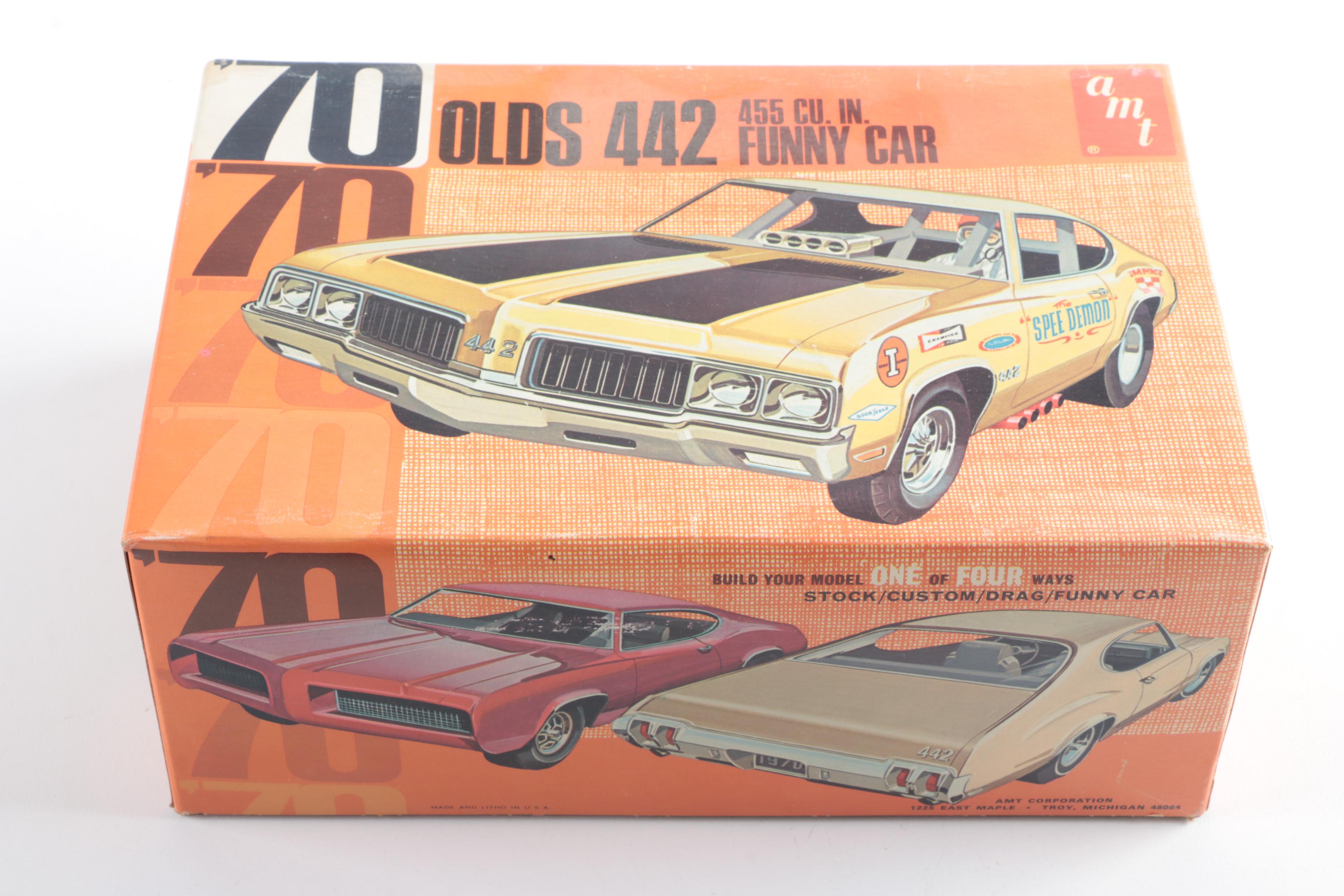 Vintage Model Car Kits by AMT