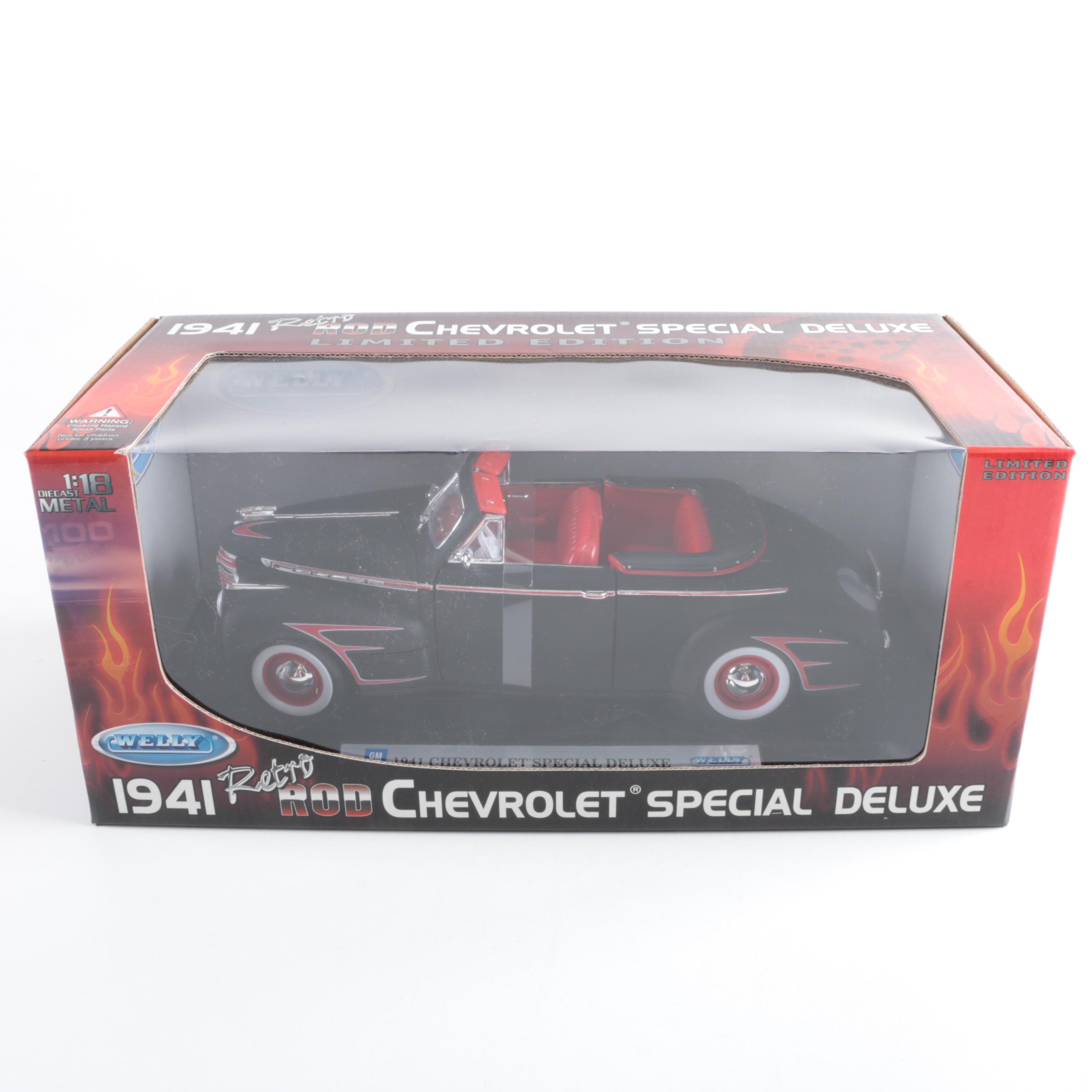Welly Retro Rod 1941 Chevrolet Special Deluxe Die-Cast Car