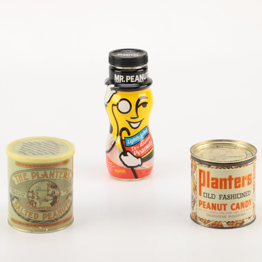 Planters and Mr. Peanut Containers