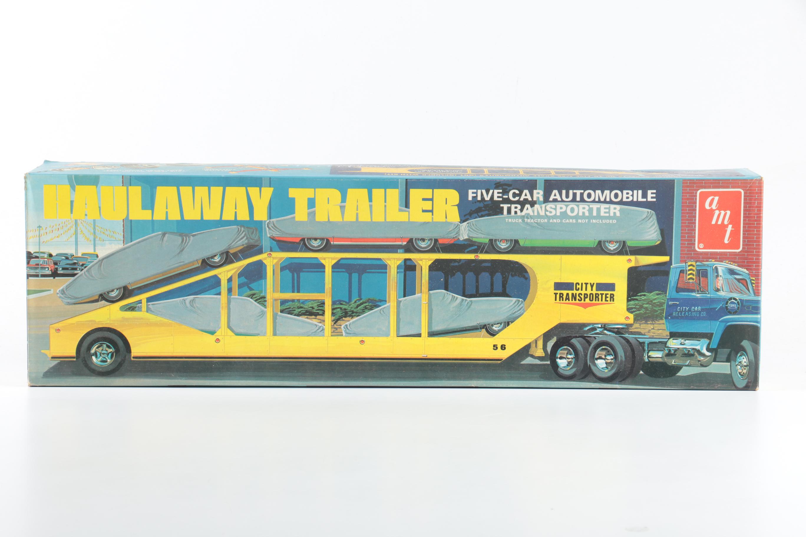 Vintage AMT Tractor Trailer Model Kits