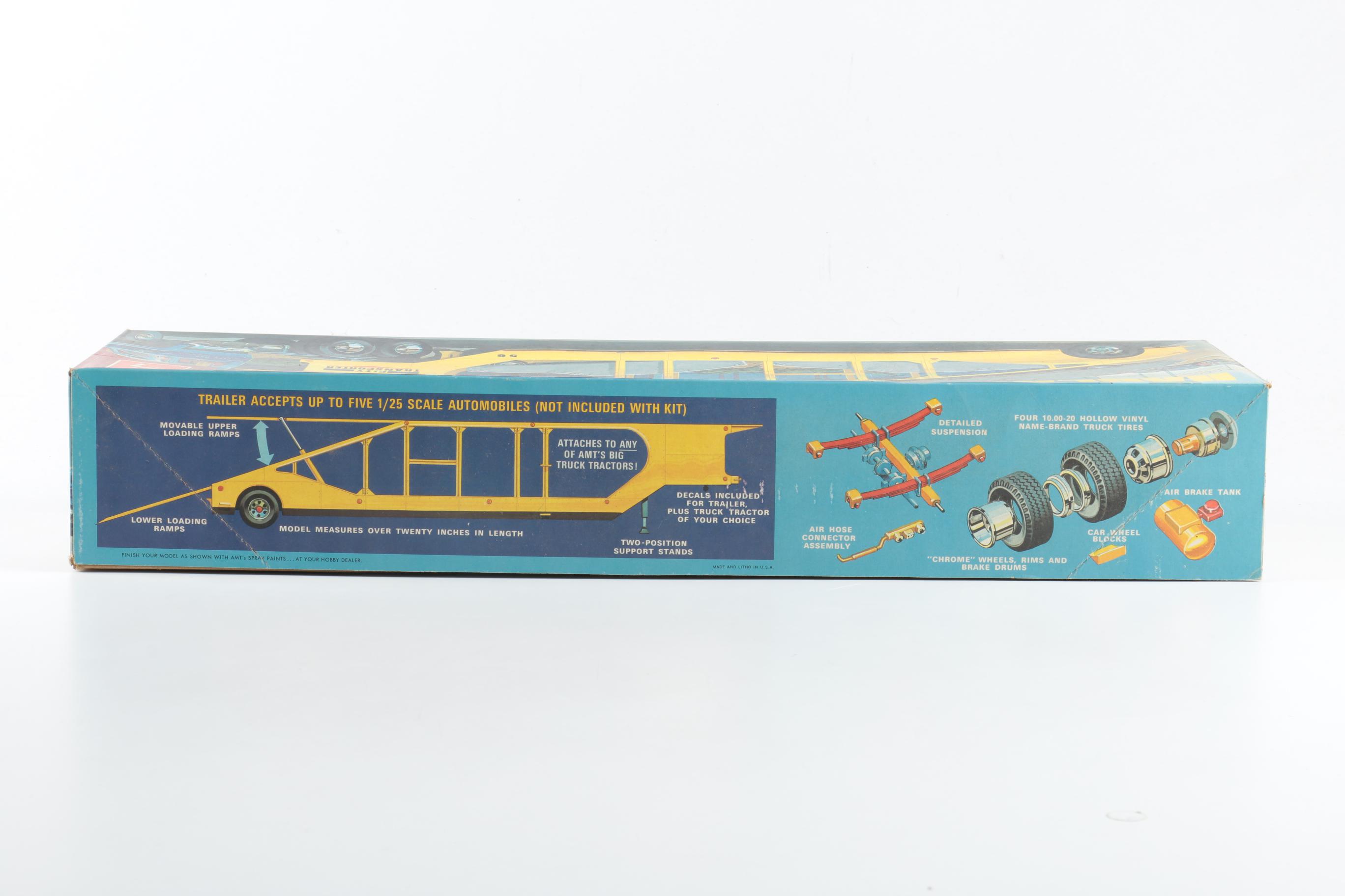 Vintage AMT Tractor Trailer Model Kits