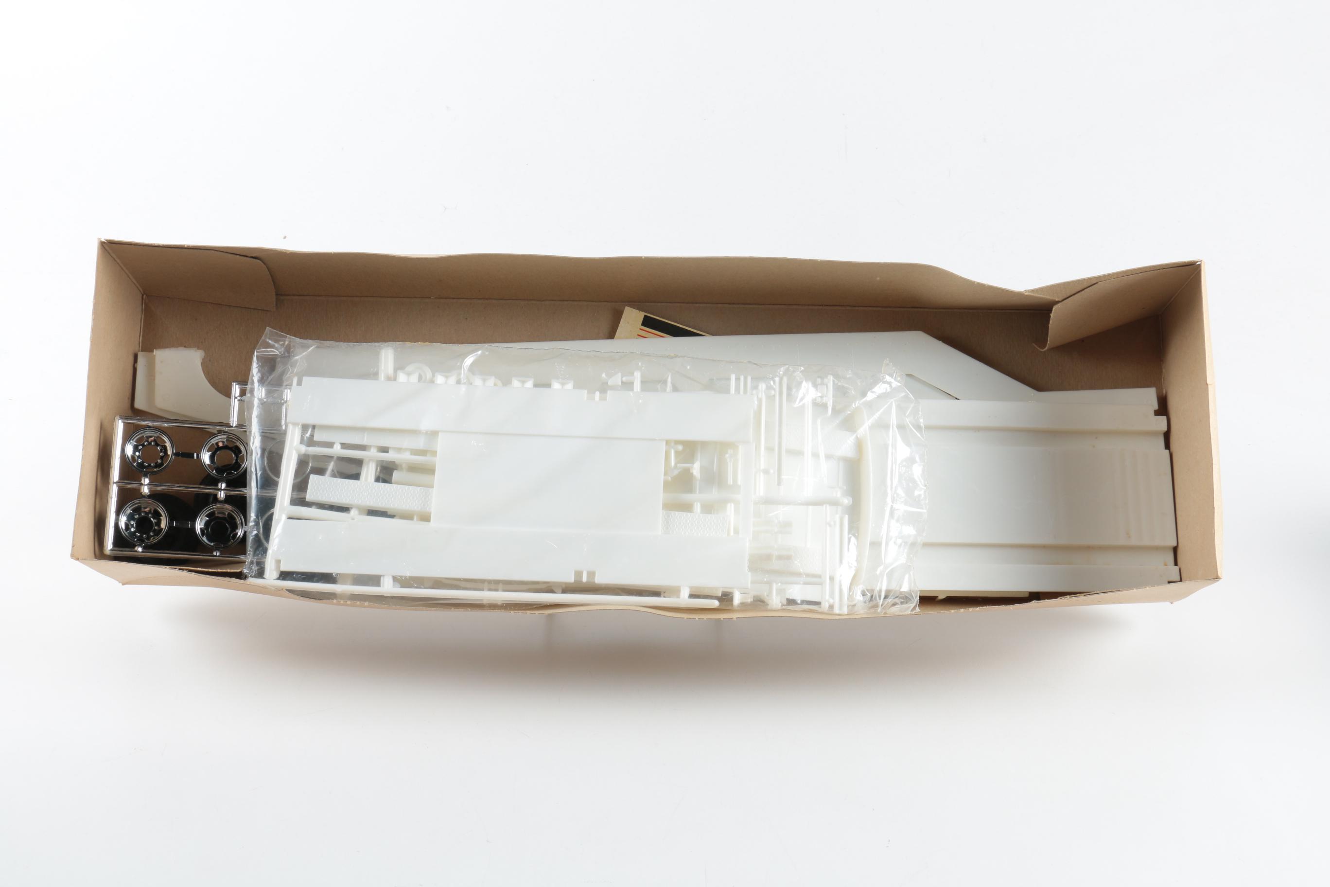 Vintage AMT Tractor Trailer Model Kits