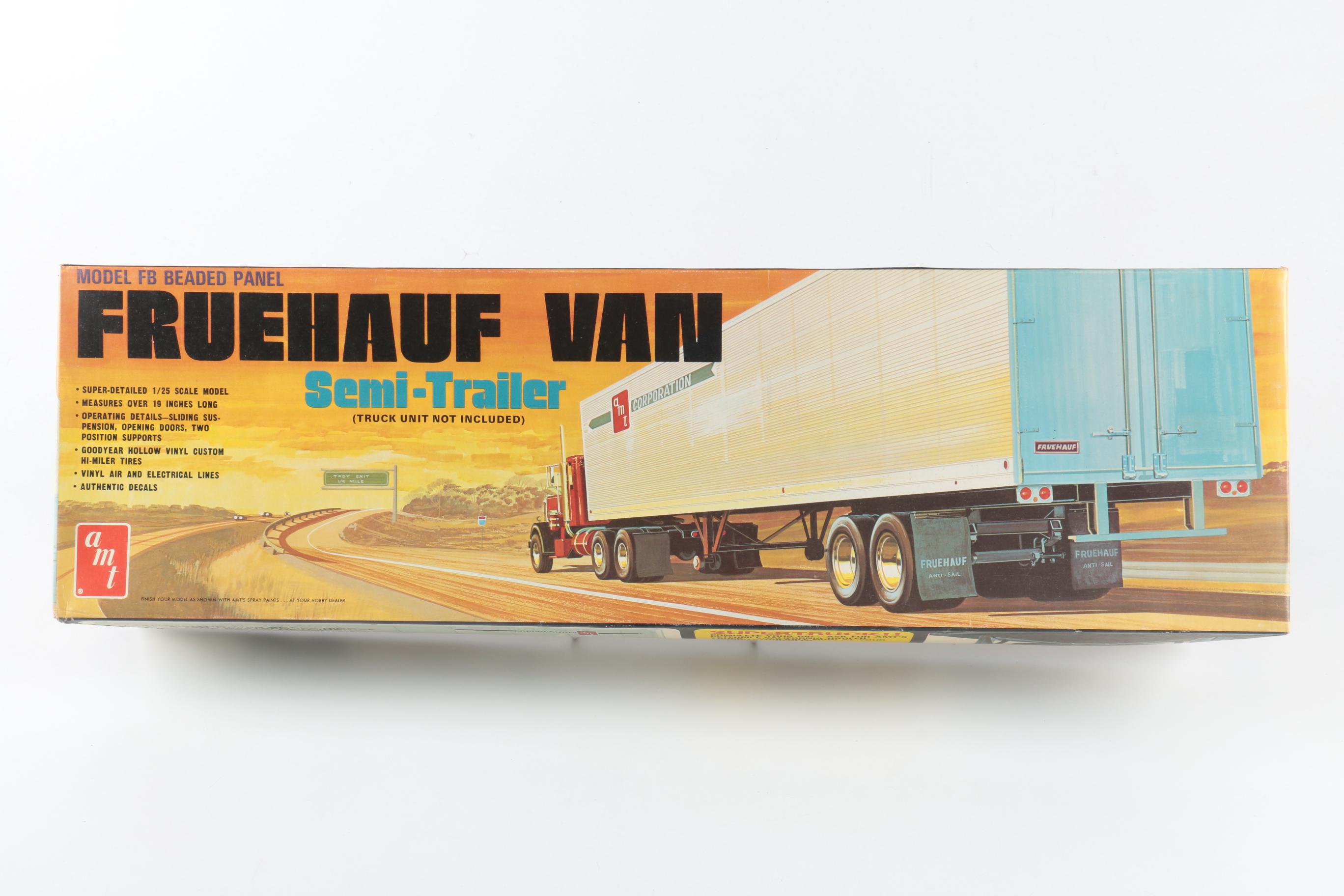 Vintage AMT Tractor Trailer Model Kits