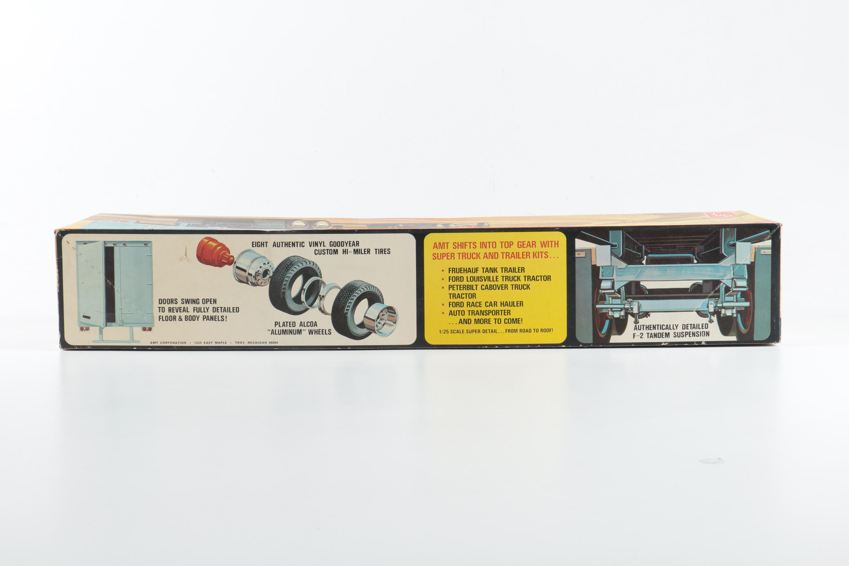 Vintage AMT Tractor Trailer Model Kits