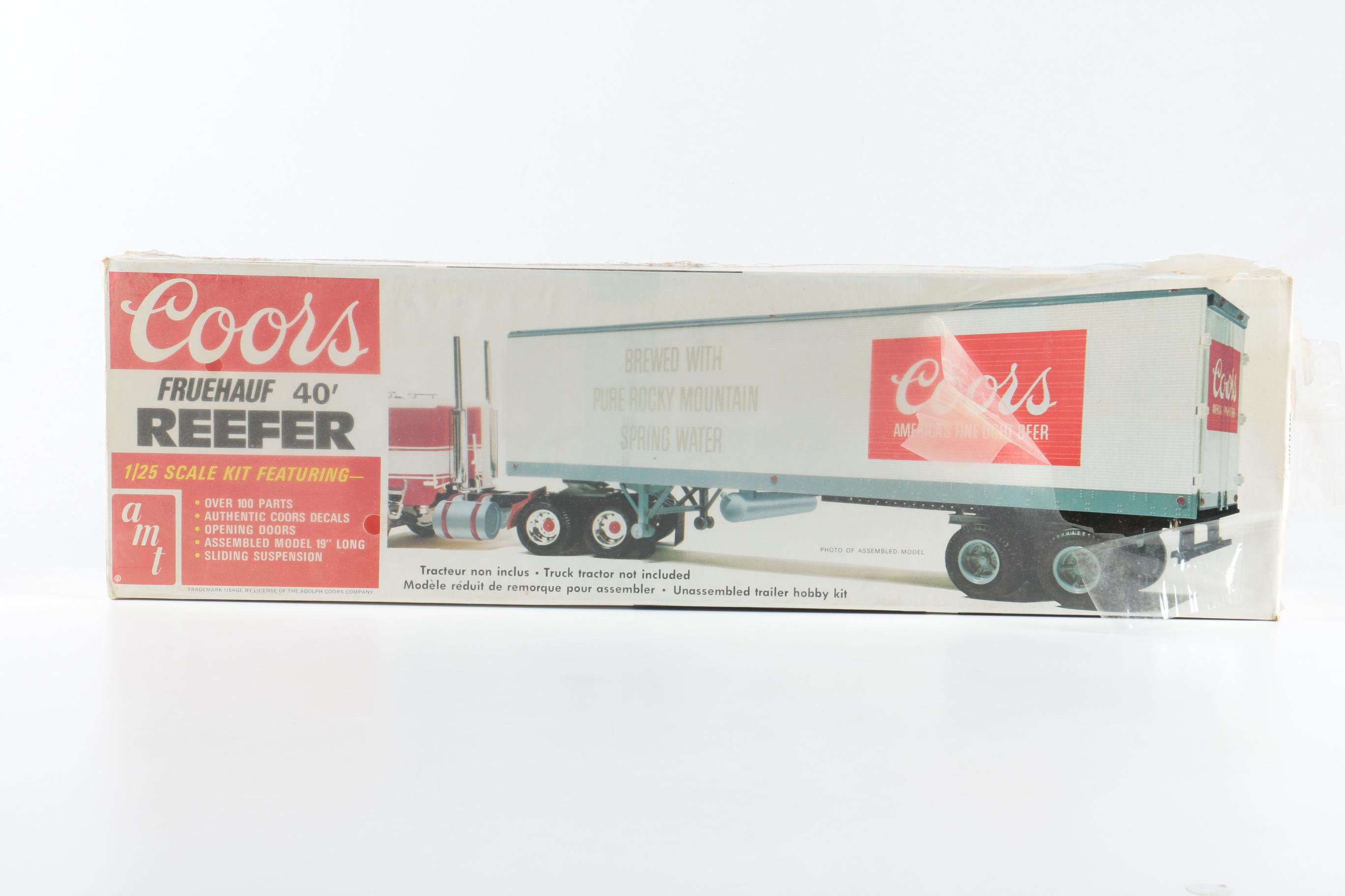 Vintage AMT Tractor Trailer Model Kits