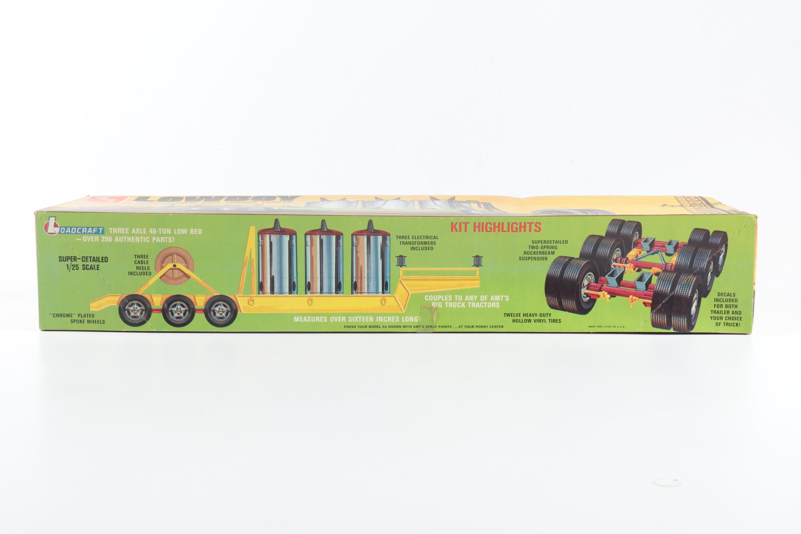 Vintage AMT Tractor Trailer Model Kits