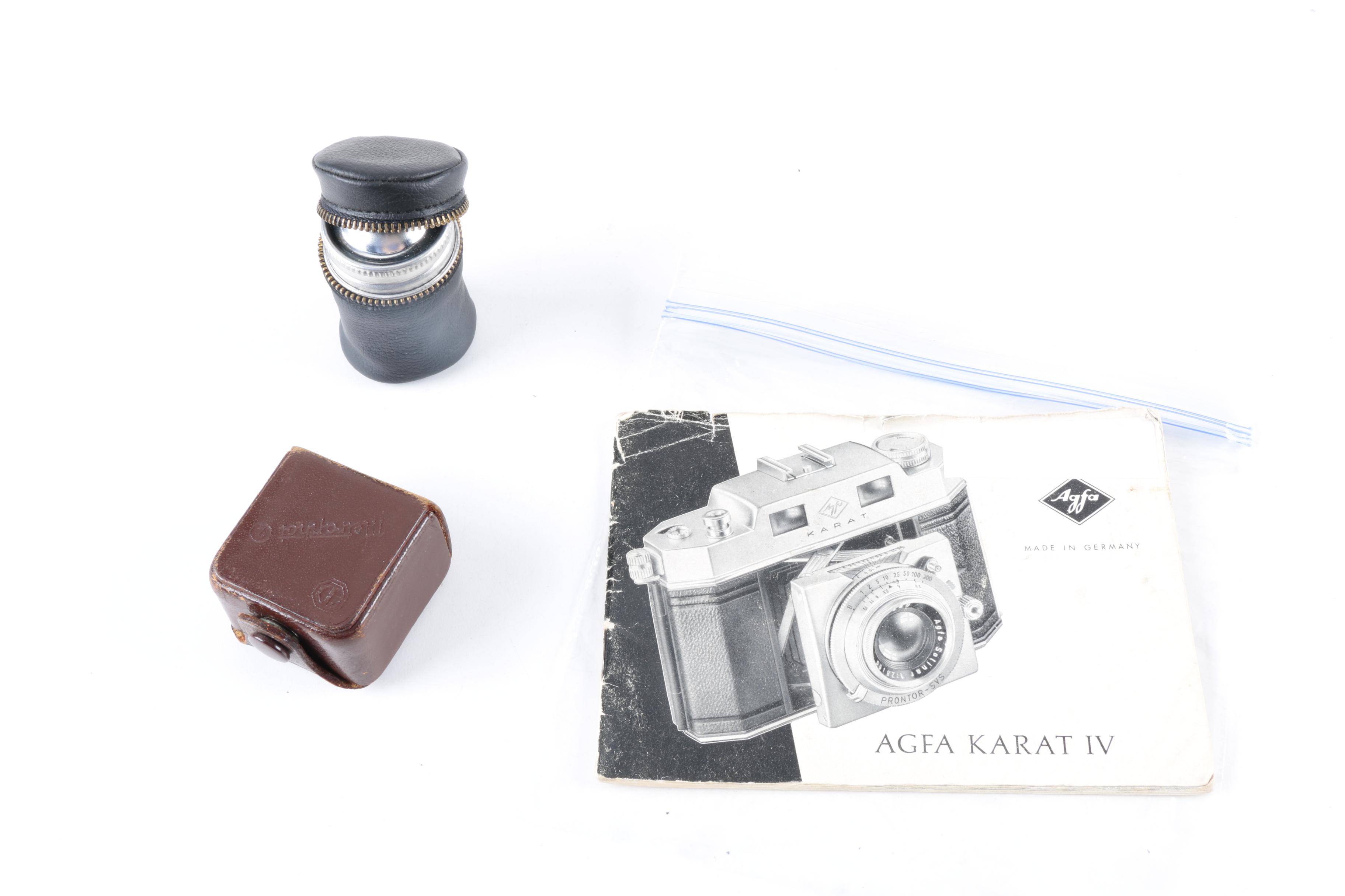 Agfa Karat IV Camera and Accessories