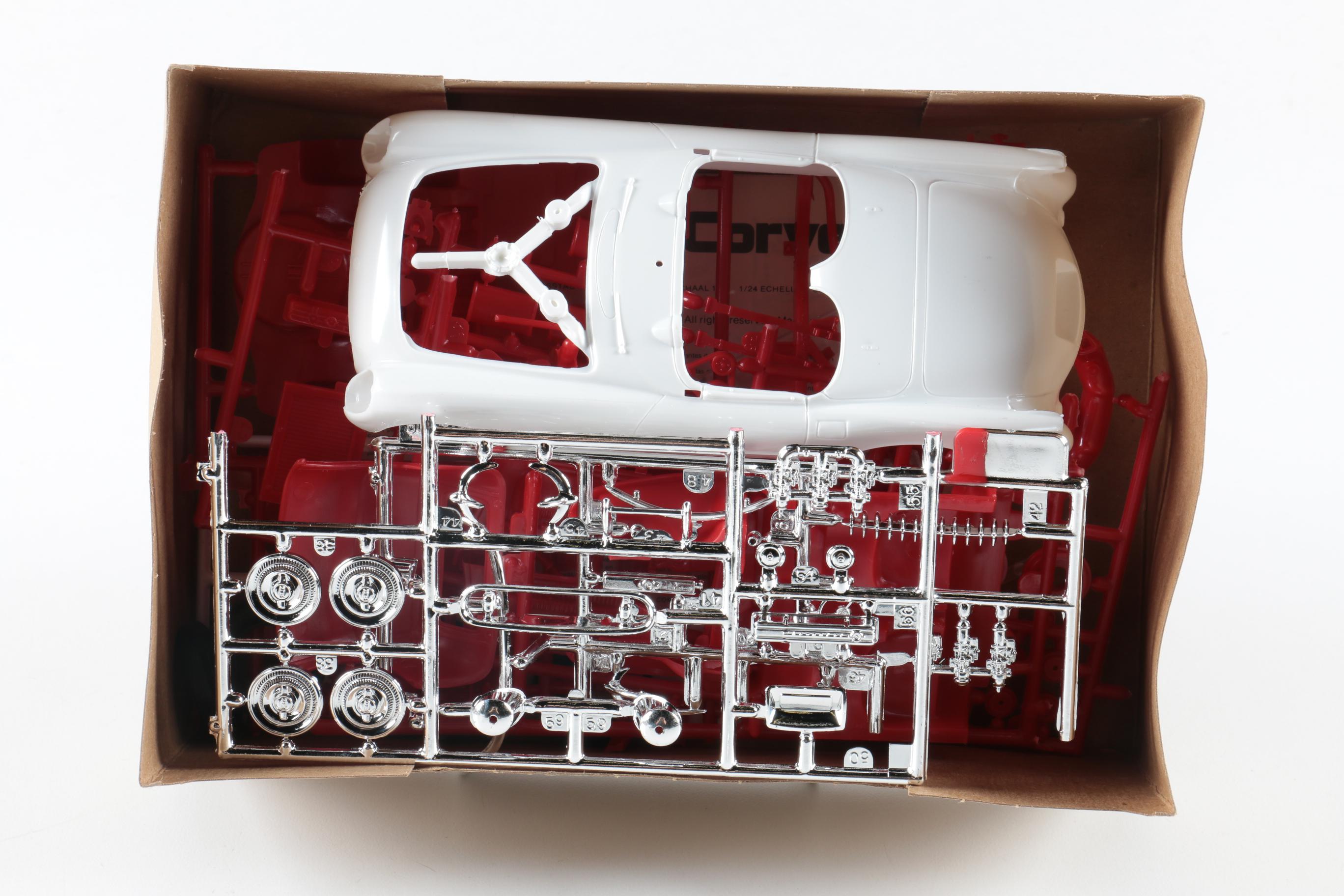 Collection of Corvette Model Kits