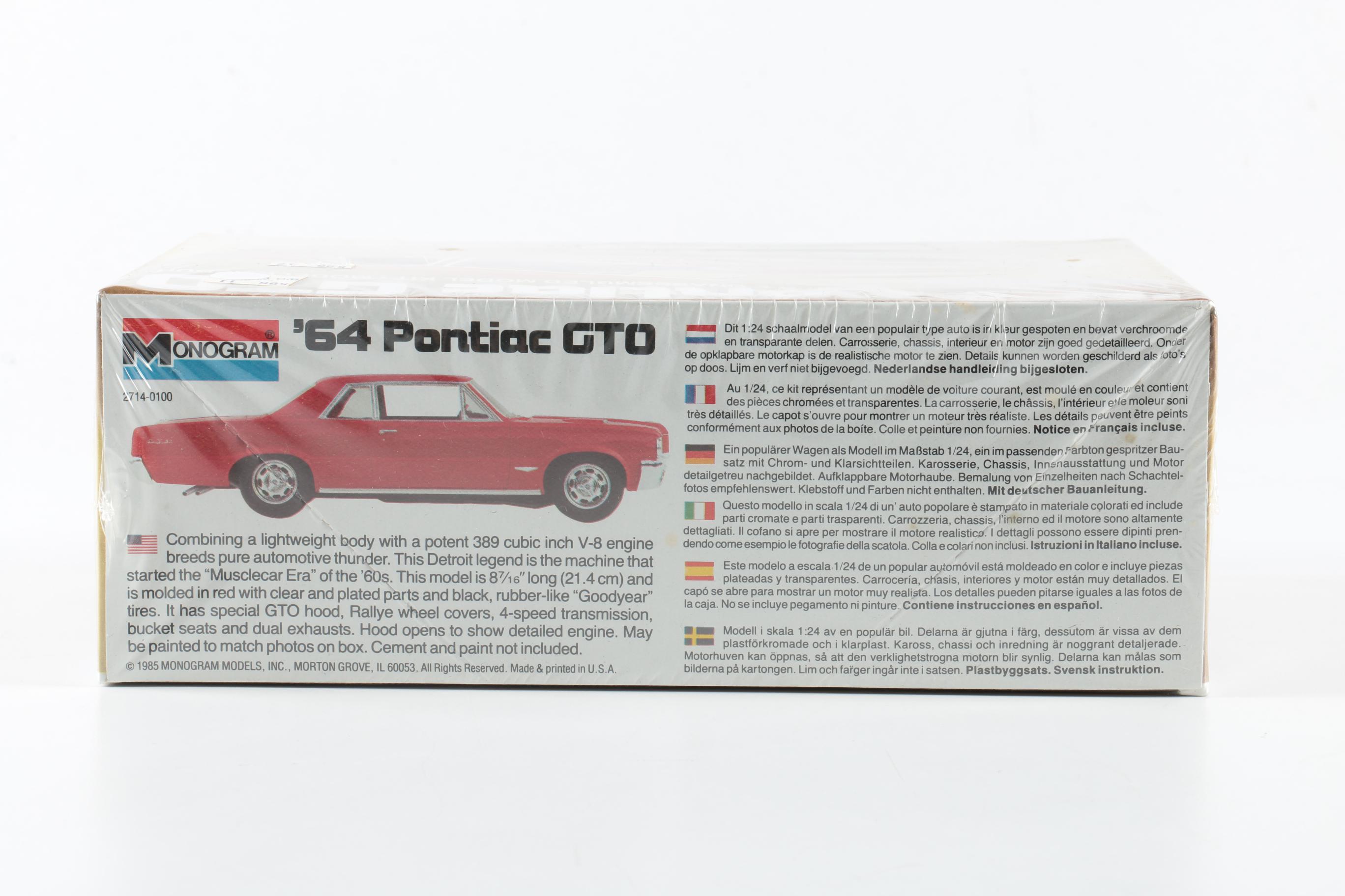 Collection of Muscle Car Model Kits