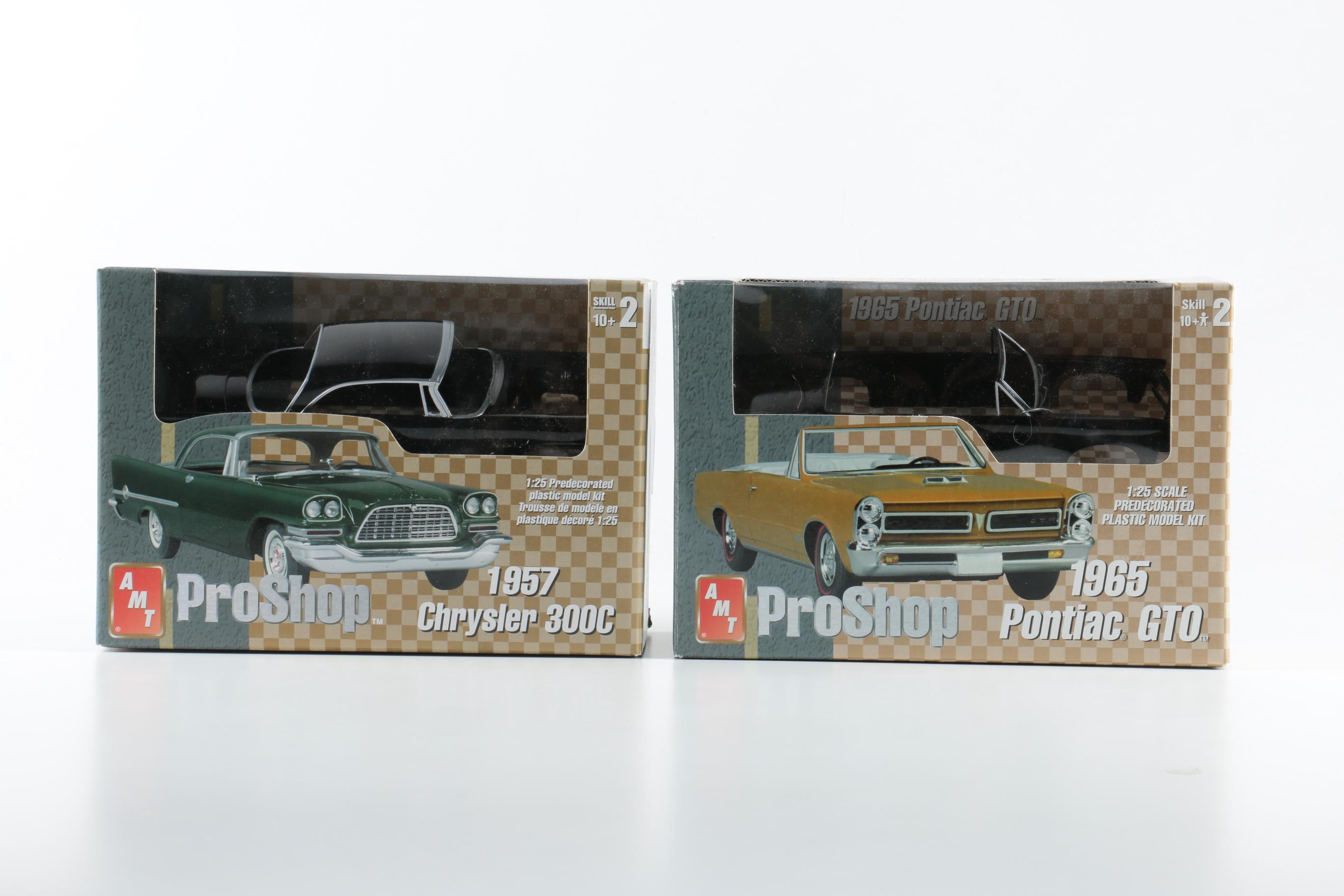 Collection of Muscle Car Model Kits
