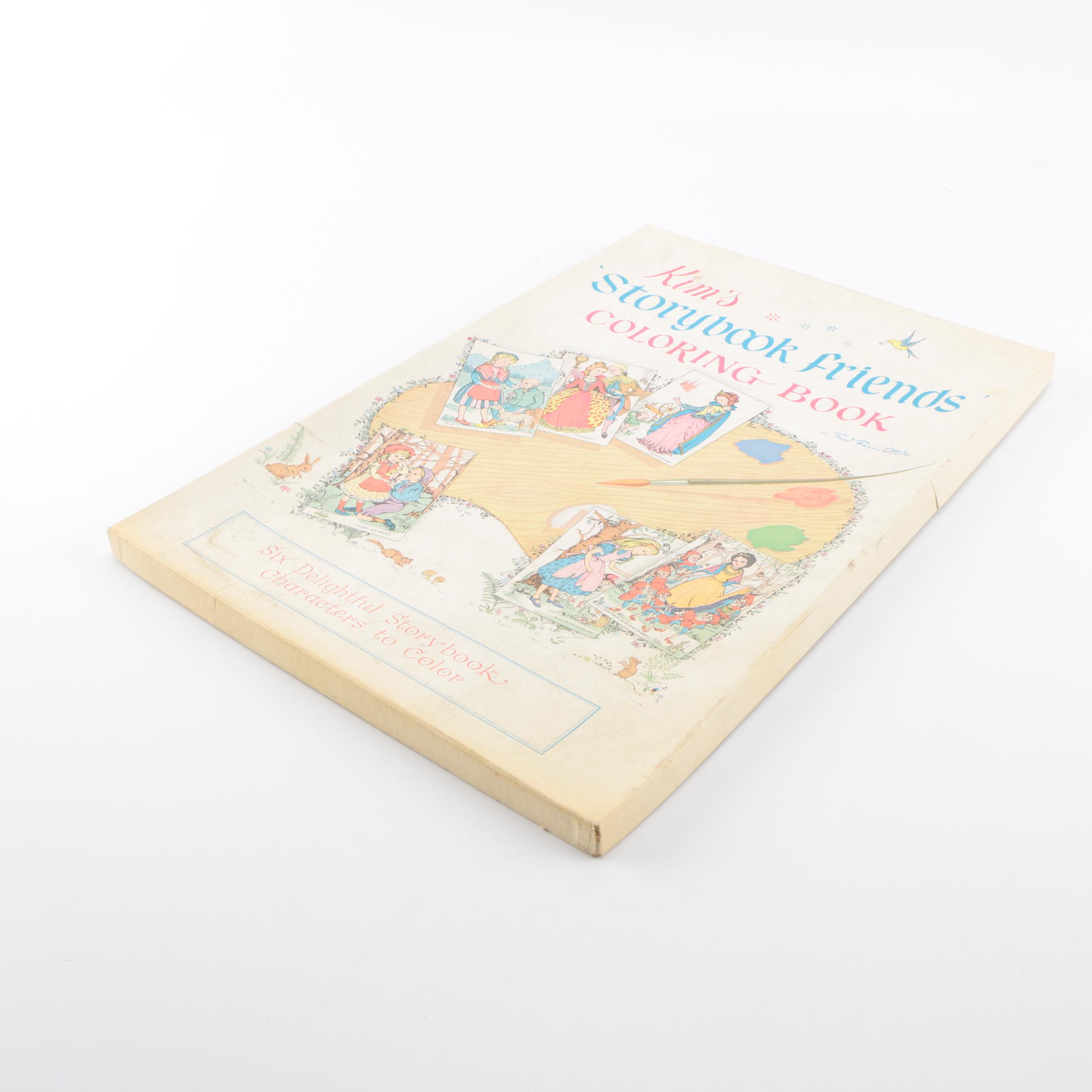 "Kim's Storybook Friends" Coloring Book