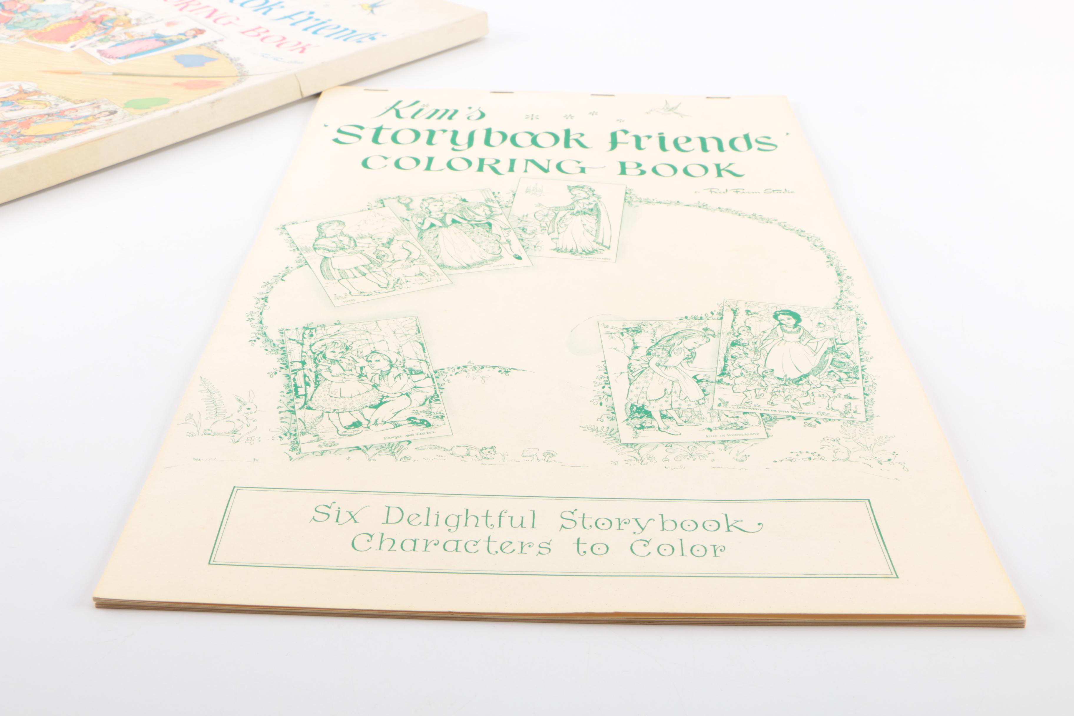 "Kim's Storybook Friends" Coloring Book