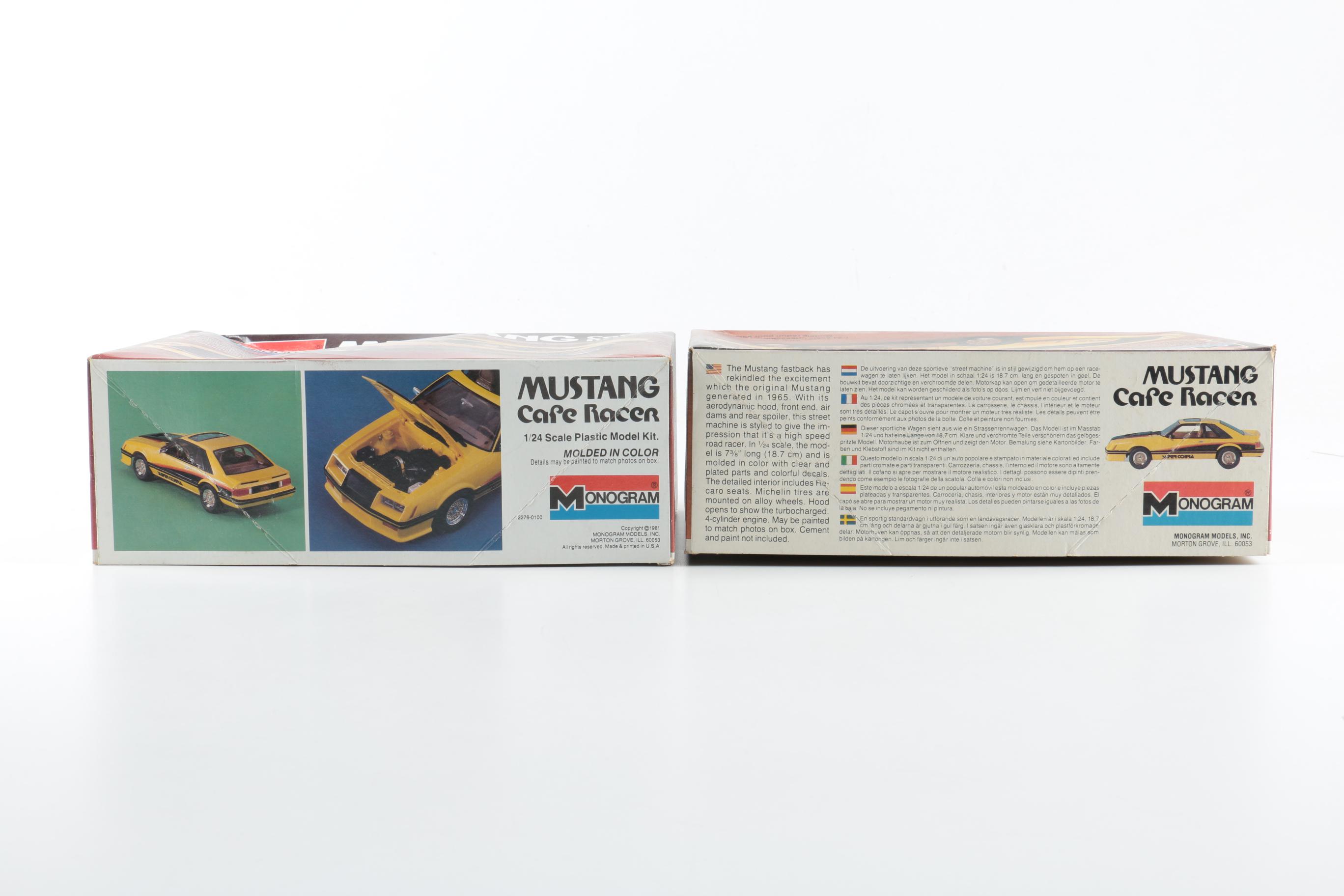 Collection of Vintage Model Car Kits