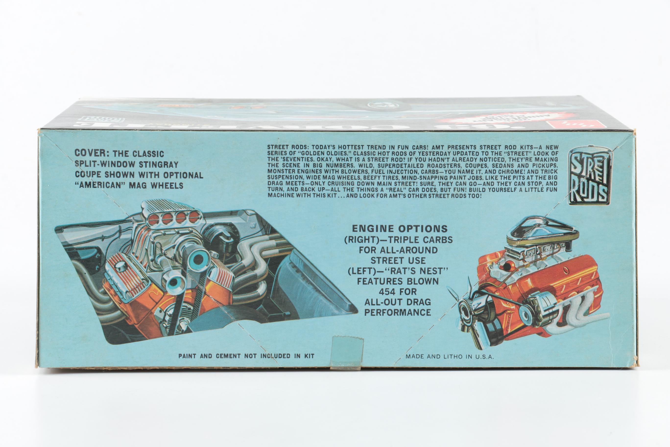 Pair of Vintage Model Car Kits by AMT