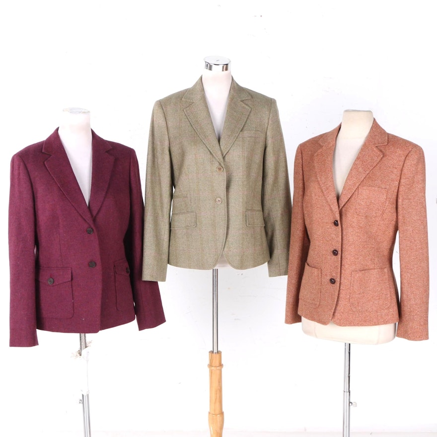 Three Women's Brooks Brothers Blazers