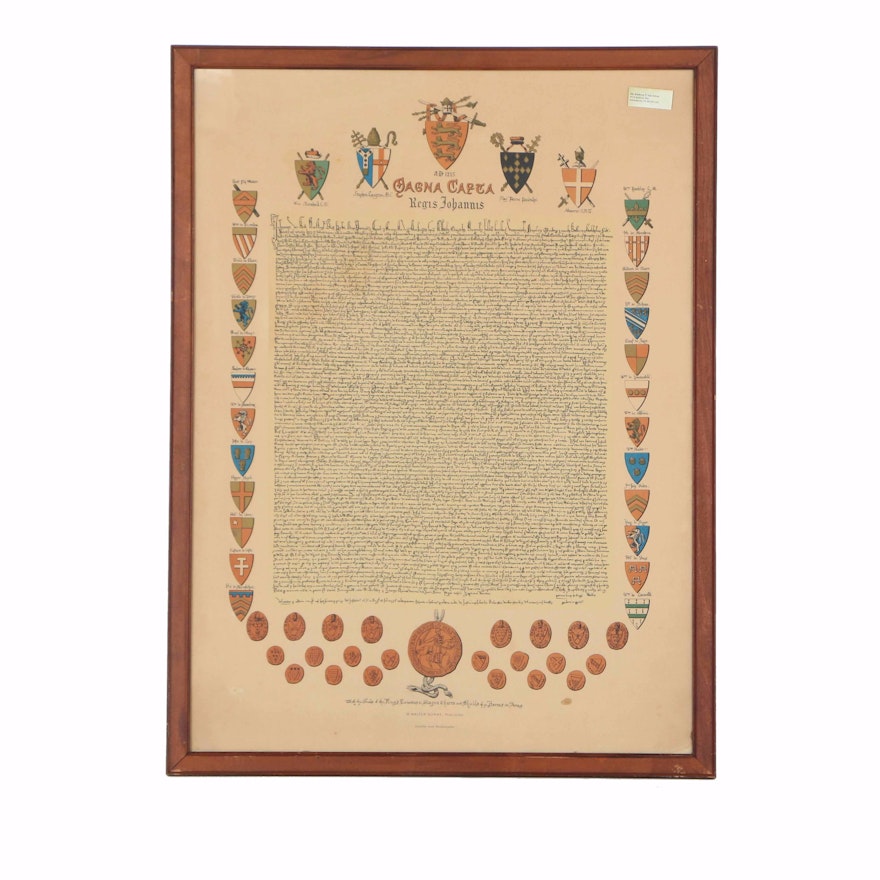 Magna Carta Lithograph