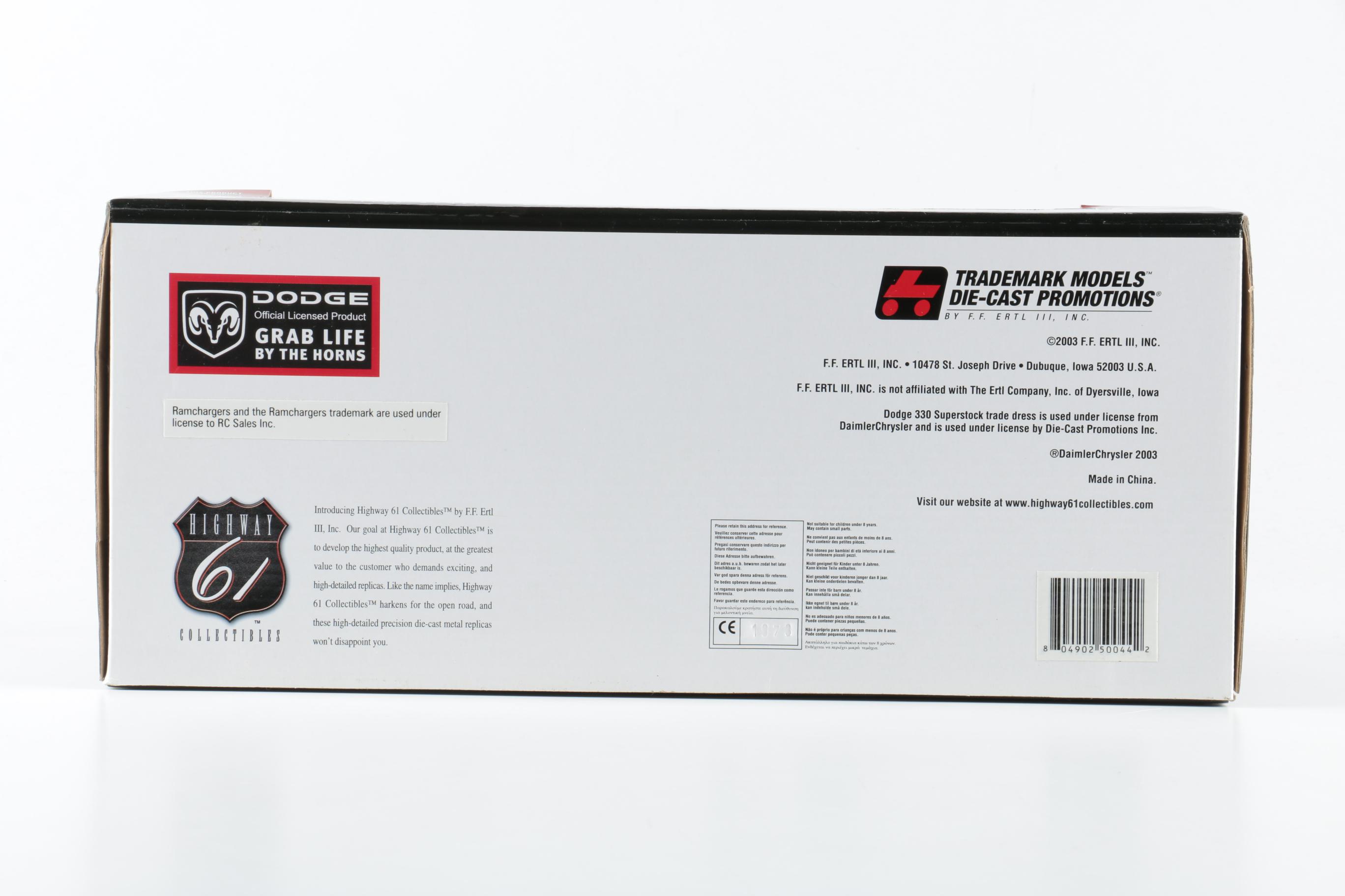 Highway 61 1964 Dodge 330 Superstock Die-Cast Car