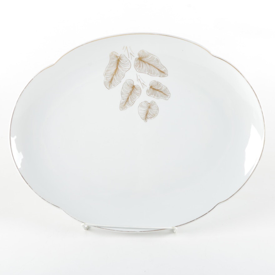 Limoges Porcelain Oval Serving Platter