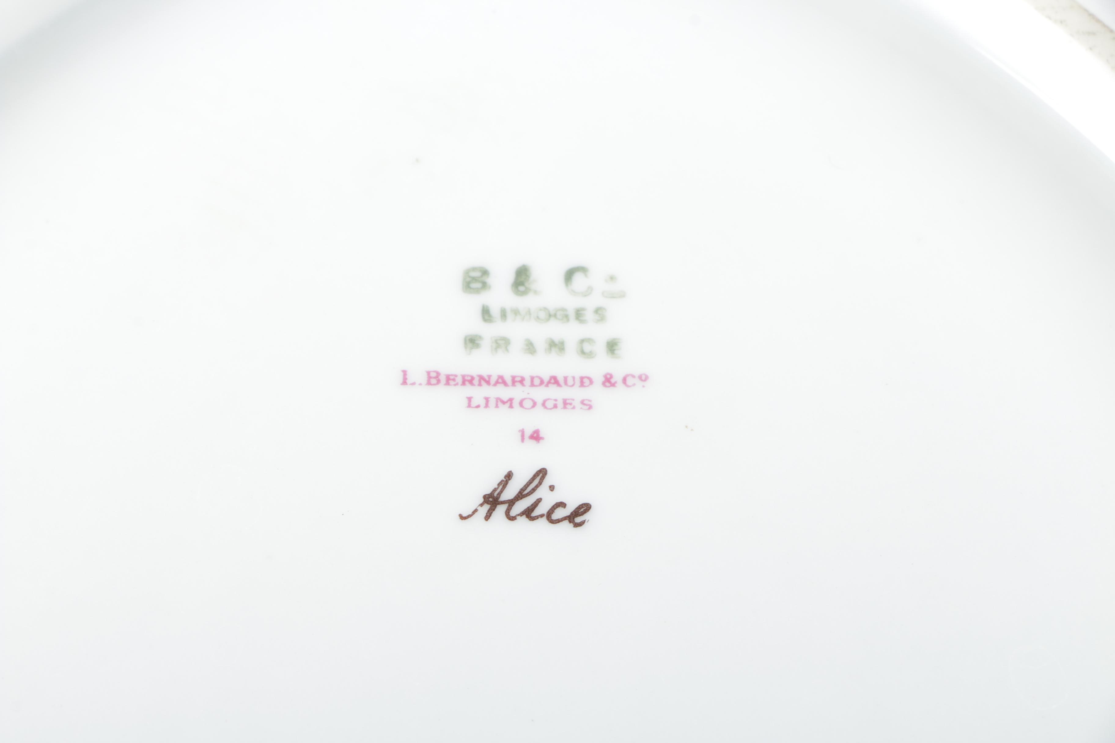 Limoges Porcelain Oval Serving Platter