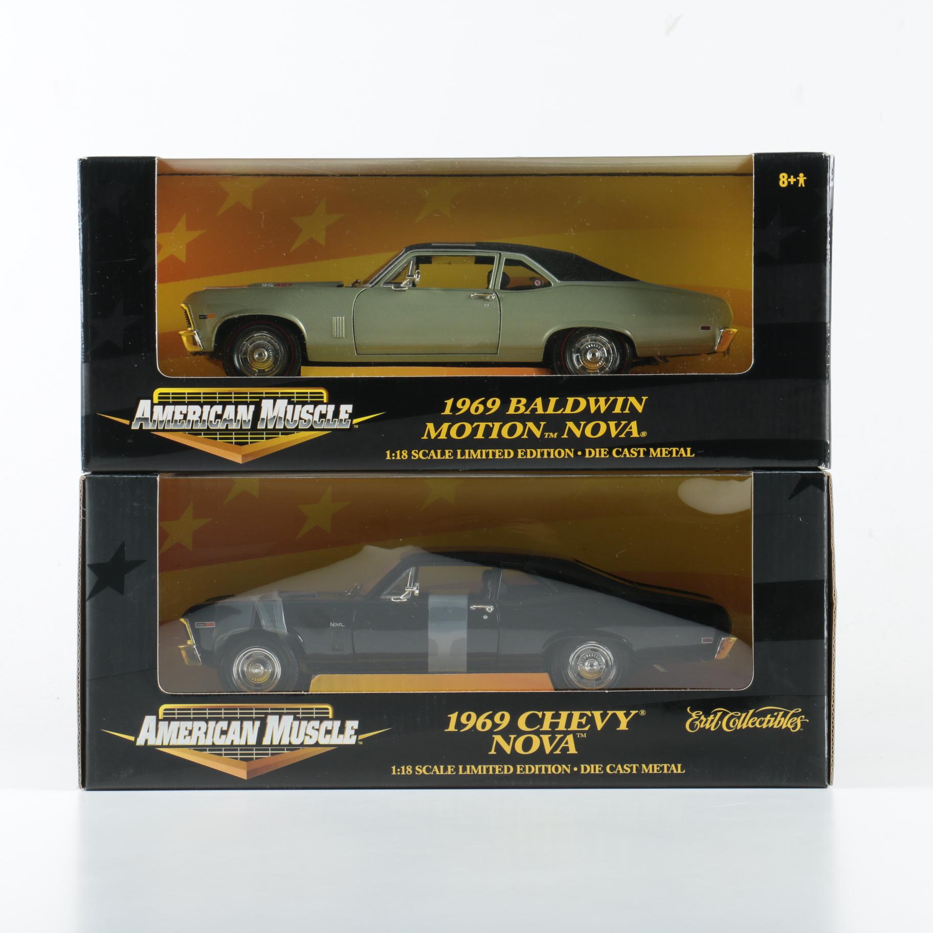 Collection of ERTL Collectibles "American Muscle" Die Cast Metal Cars