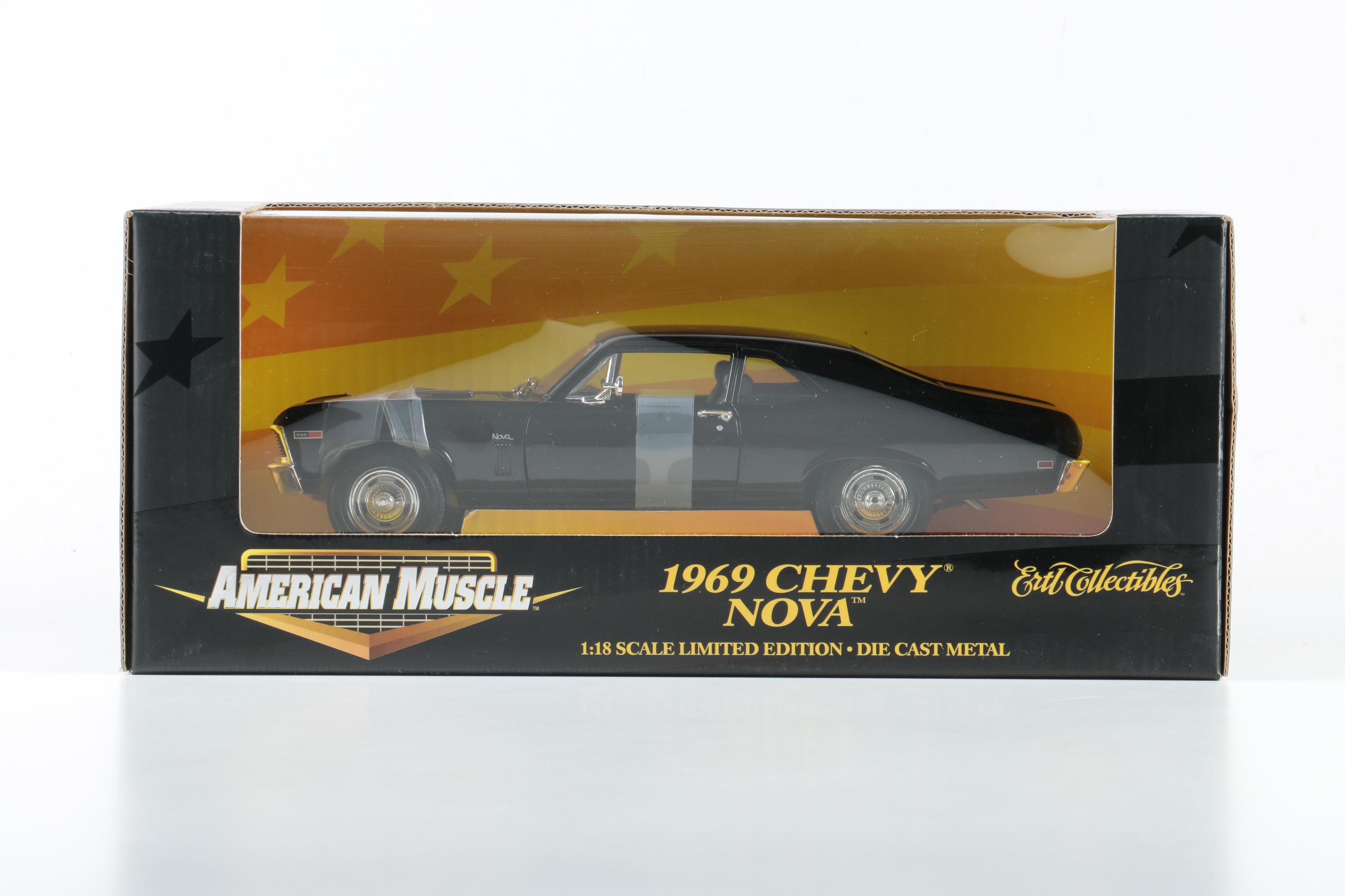 Collection of ERTL Collectibles "American Muscle" Die Cast Metal Cars