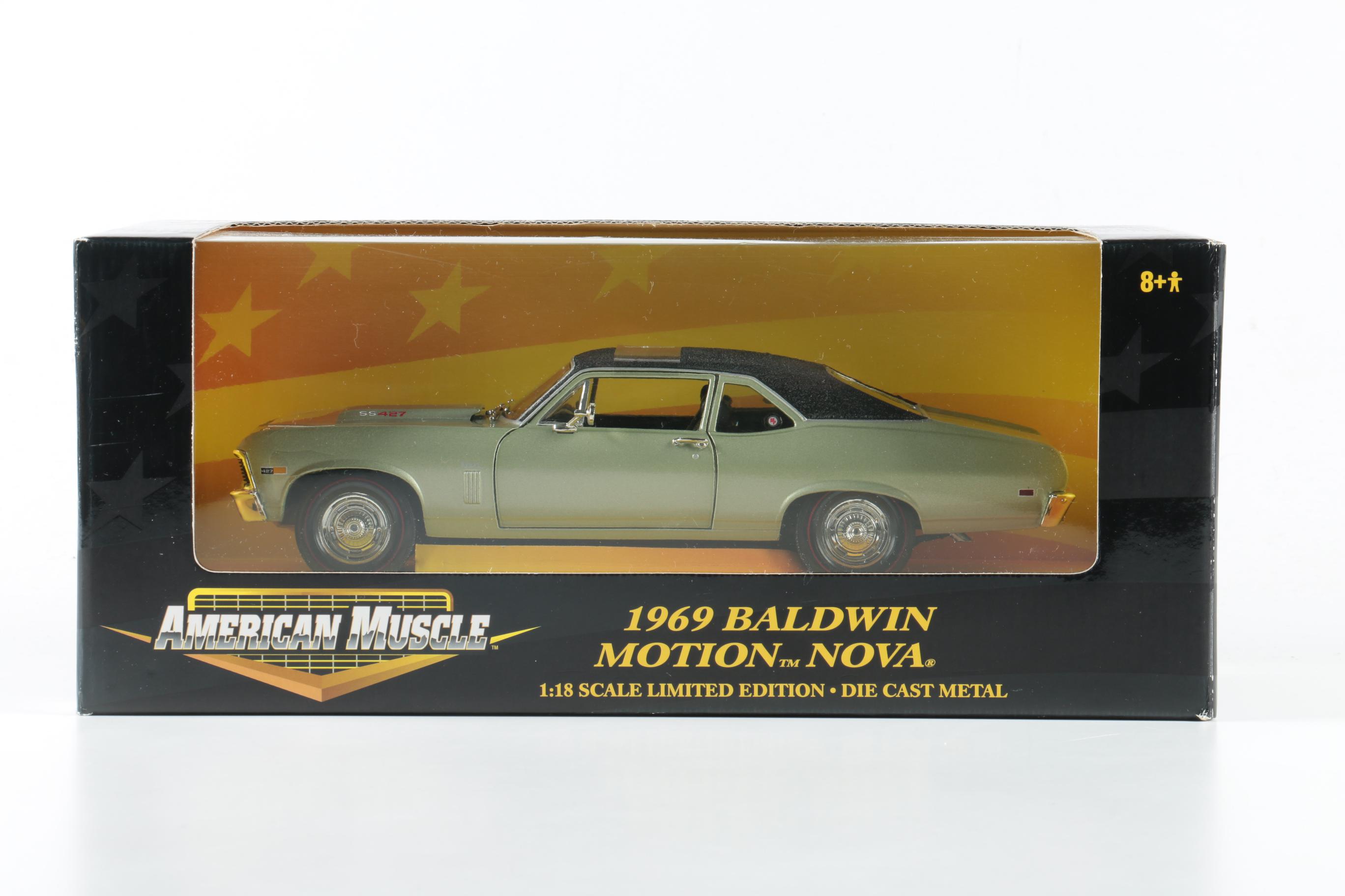 Collection of ERTL Collectibles "American Muscle" Die Cast Metal Cars