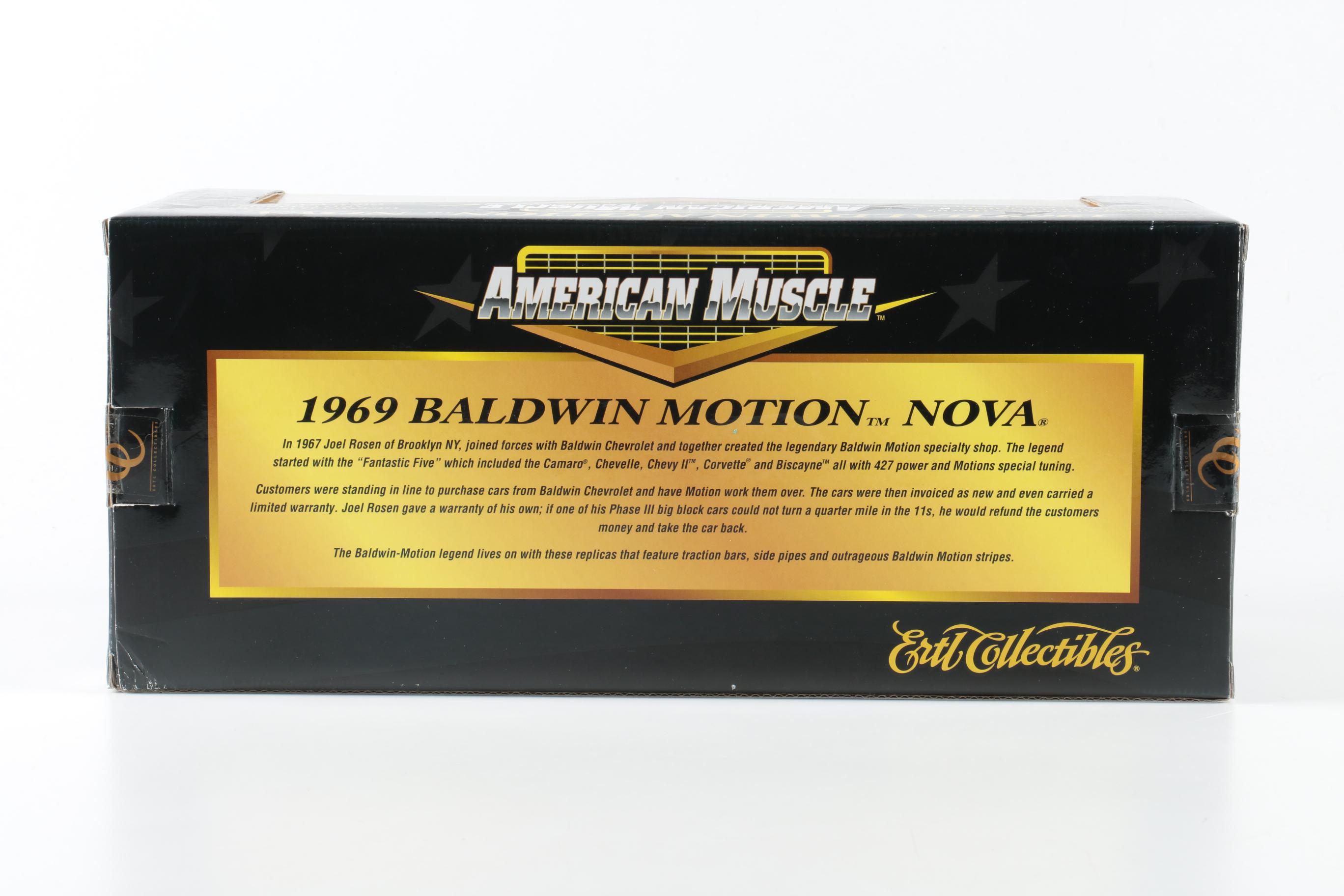 Collection of ERTL Collectibles "American Muscle" Die Cast Metal Cars