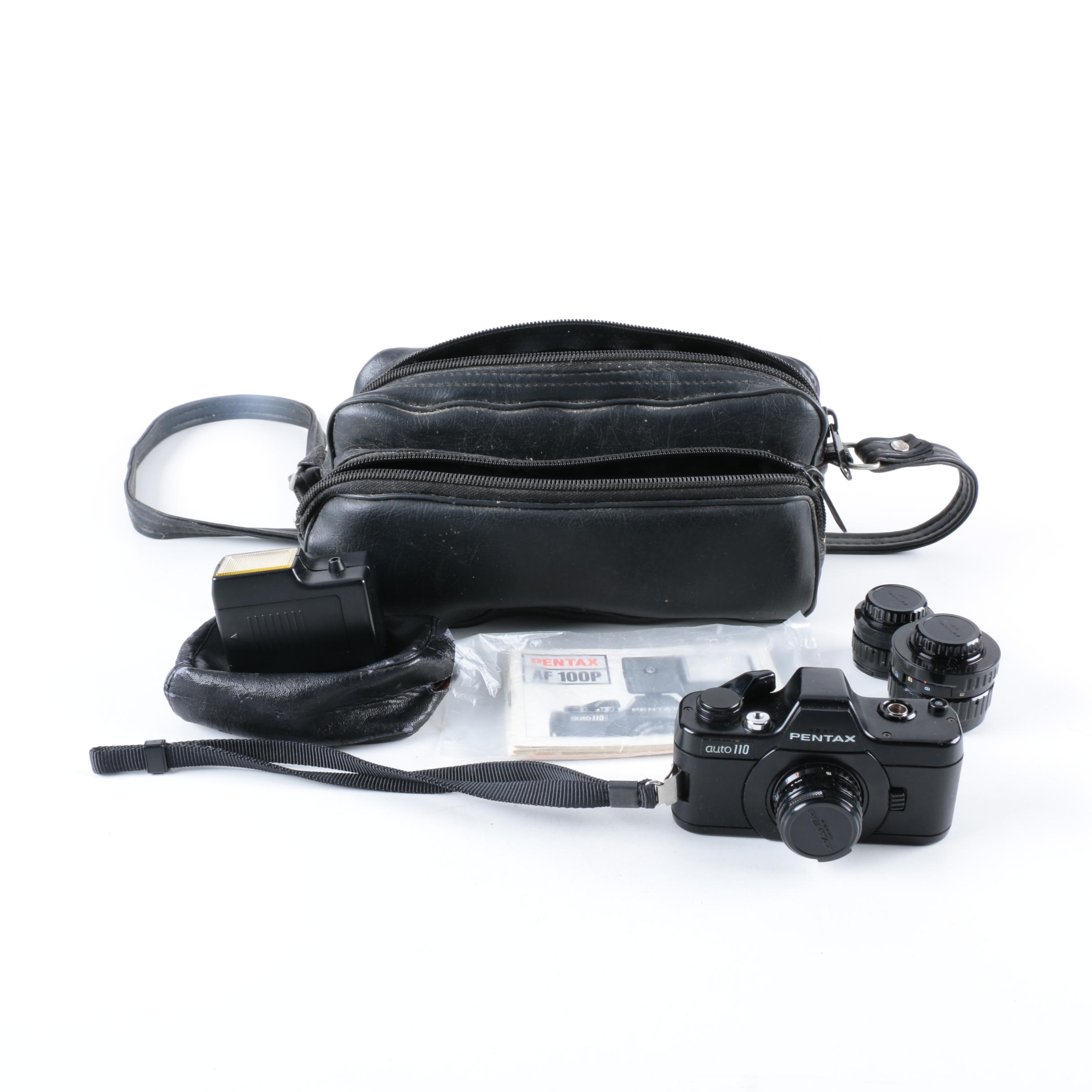 Pentax System 10 Camera with Leather Case