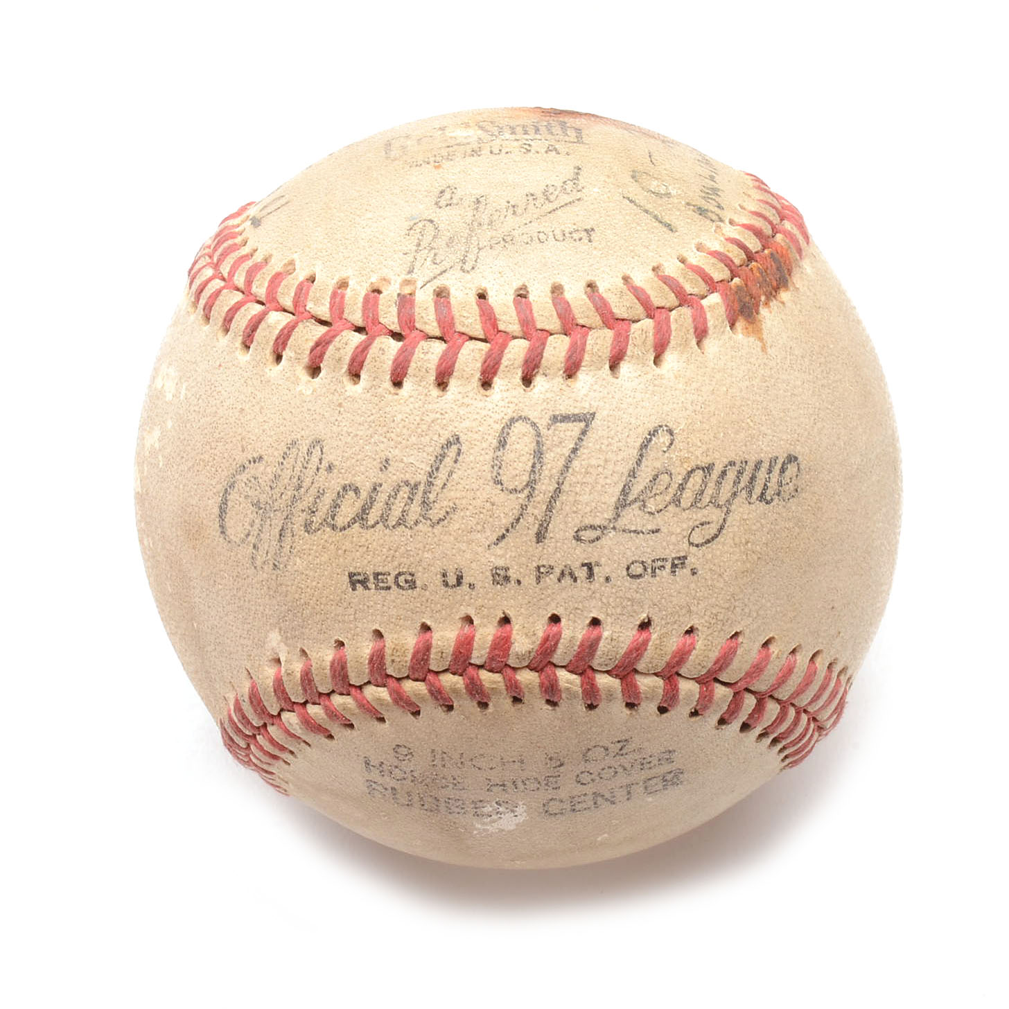 Vintage Goldsmith Baseball with Press Photos