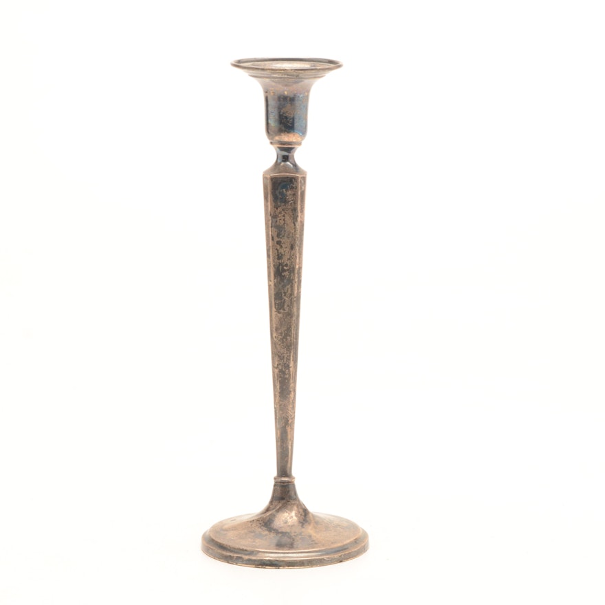 Webster Company Weighted Sterling Silver Candleholder