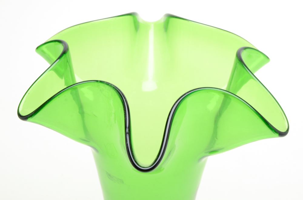 Blenko Style Glass Vase