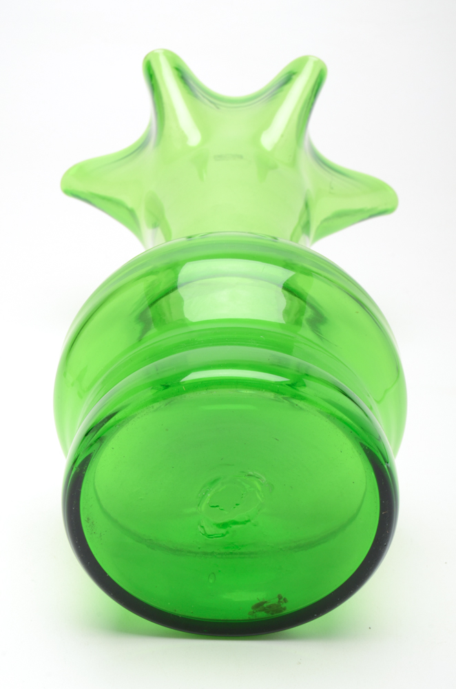Blenko Style Glass Vase