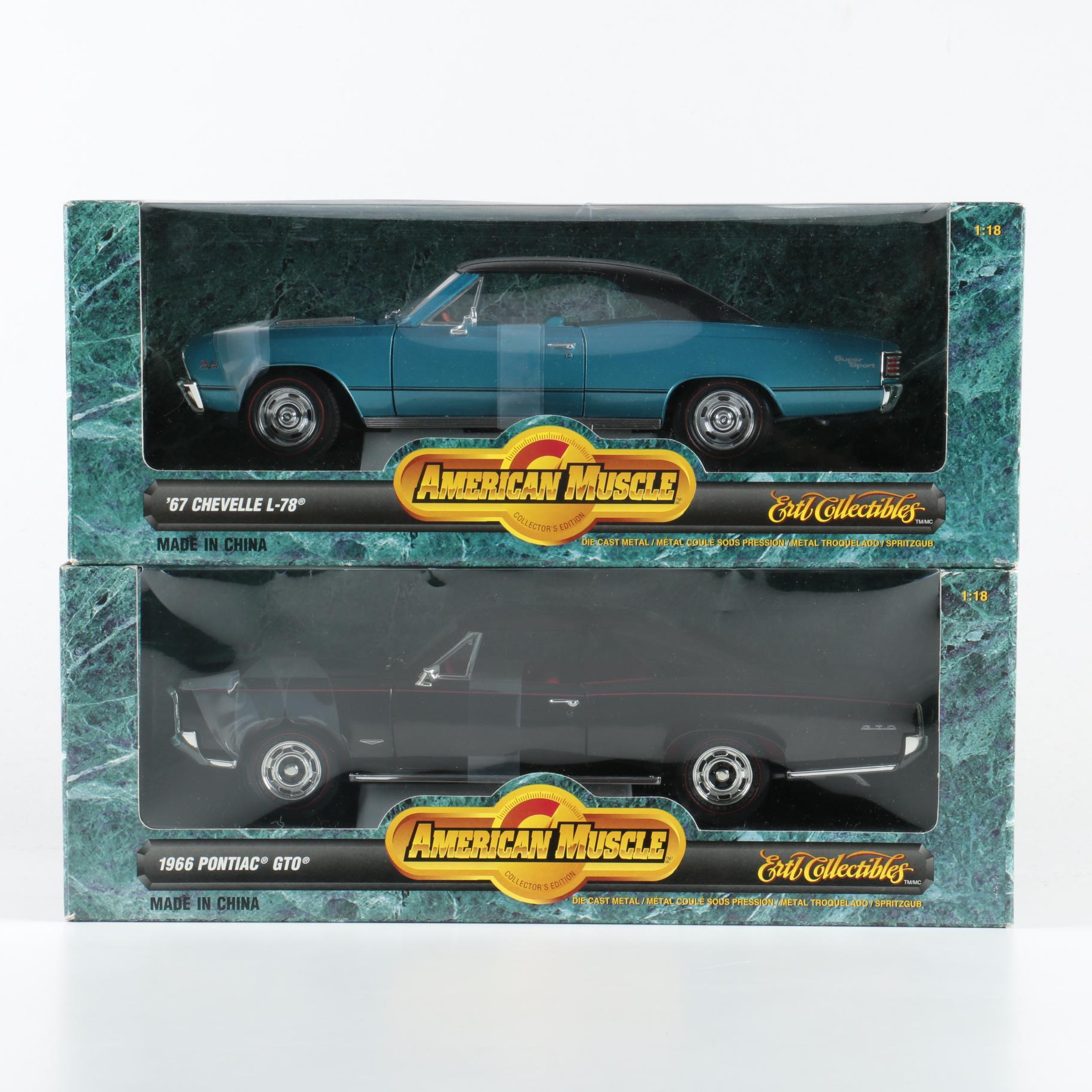 Ertl Collectibles American Muscle Die-Cast Cars