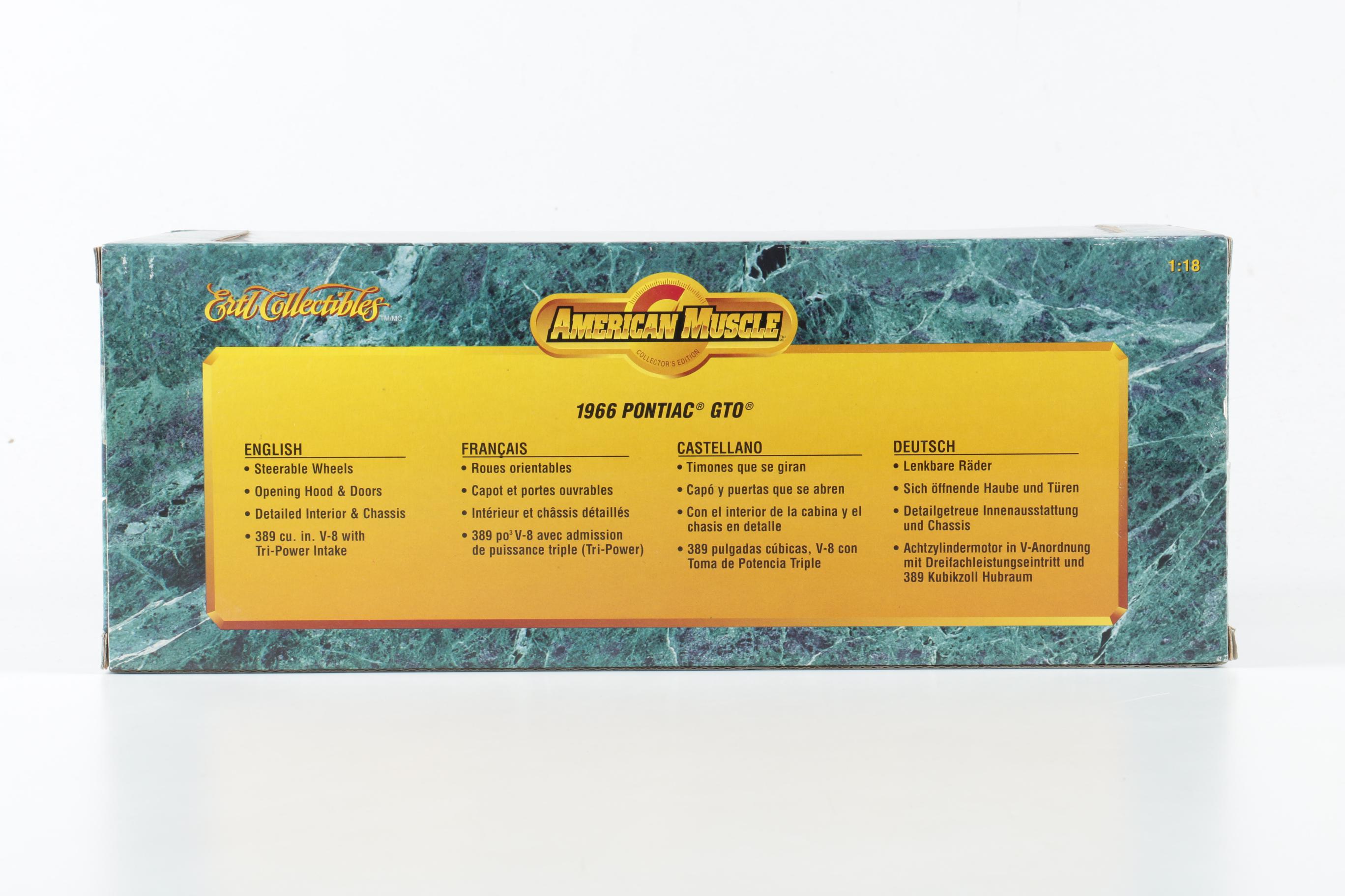 Ertl Collectibles American Muscle Die-Cast Cars