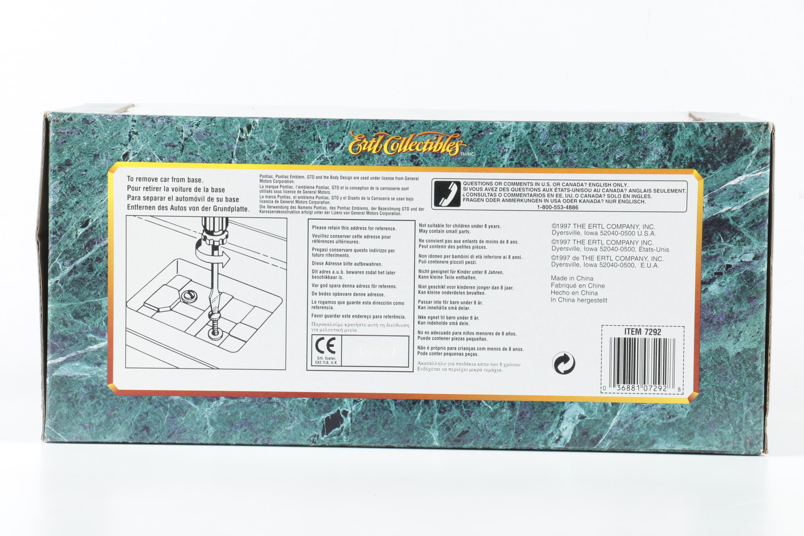 Ertl Collectibles American Muscle Die-Cast Cars