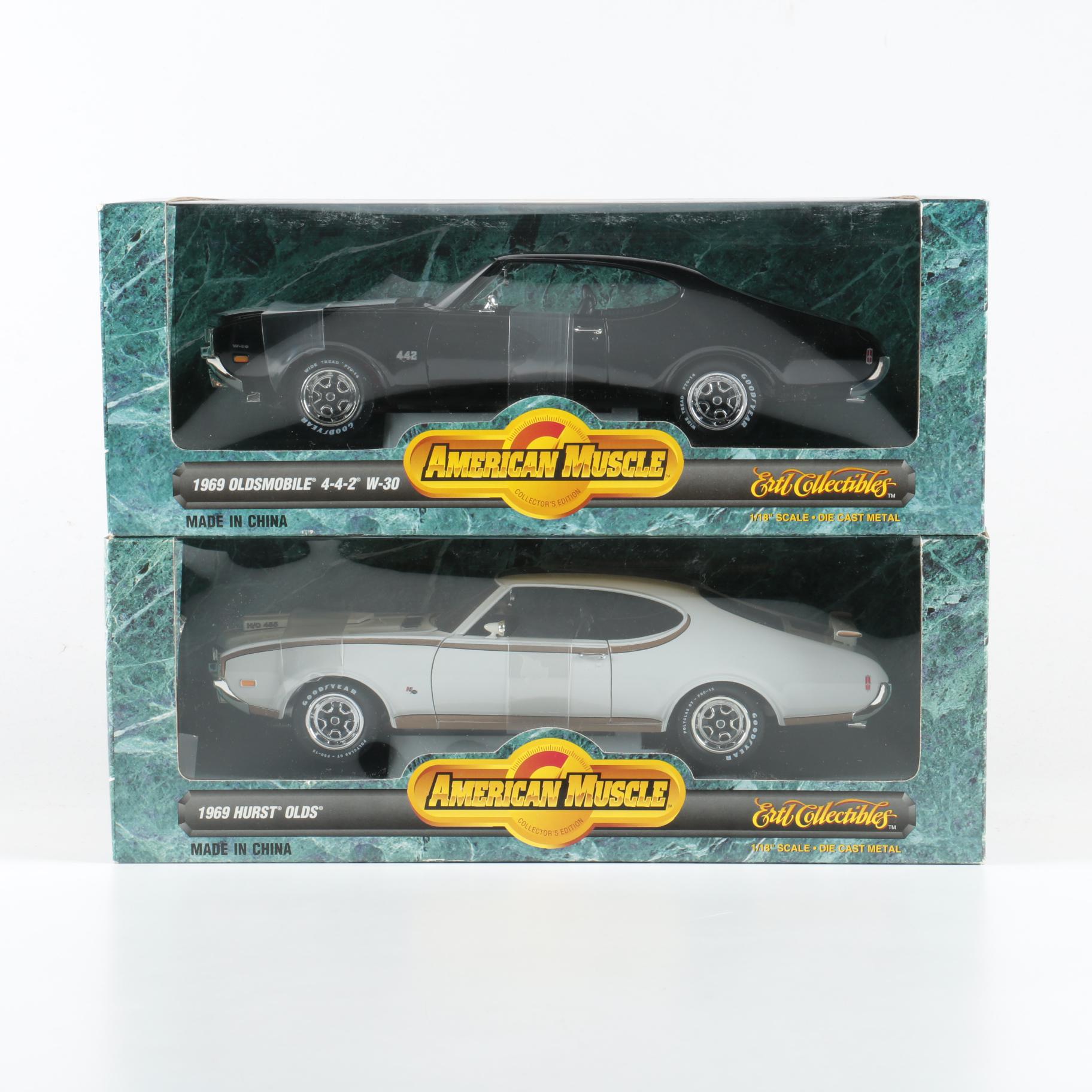 ERTL Collectibles American Muscle 1/18 Scale Die-Cast Cars