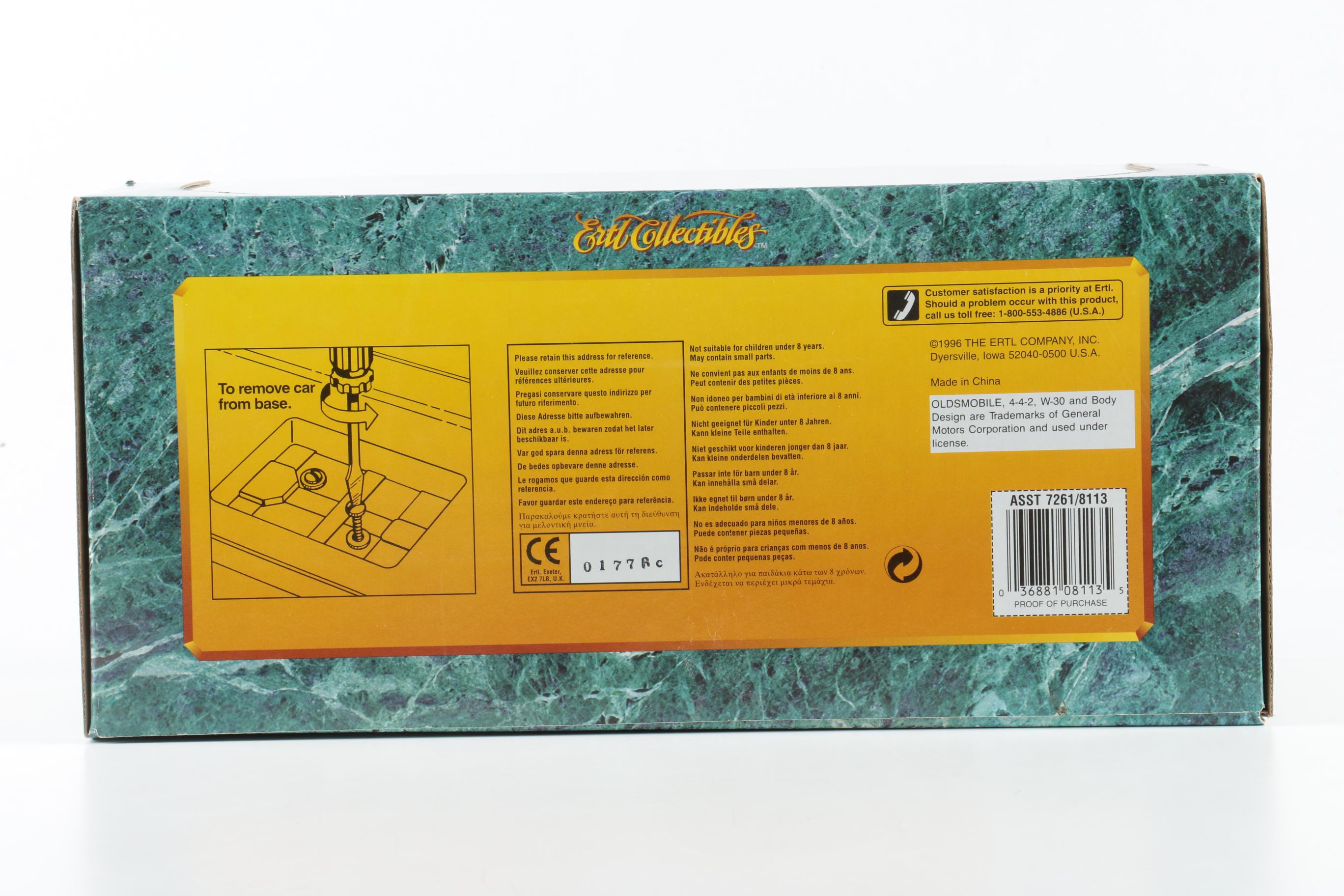 ERTL Collectibles American Muscle 1/18 Scale Die-Cast Cars