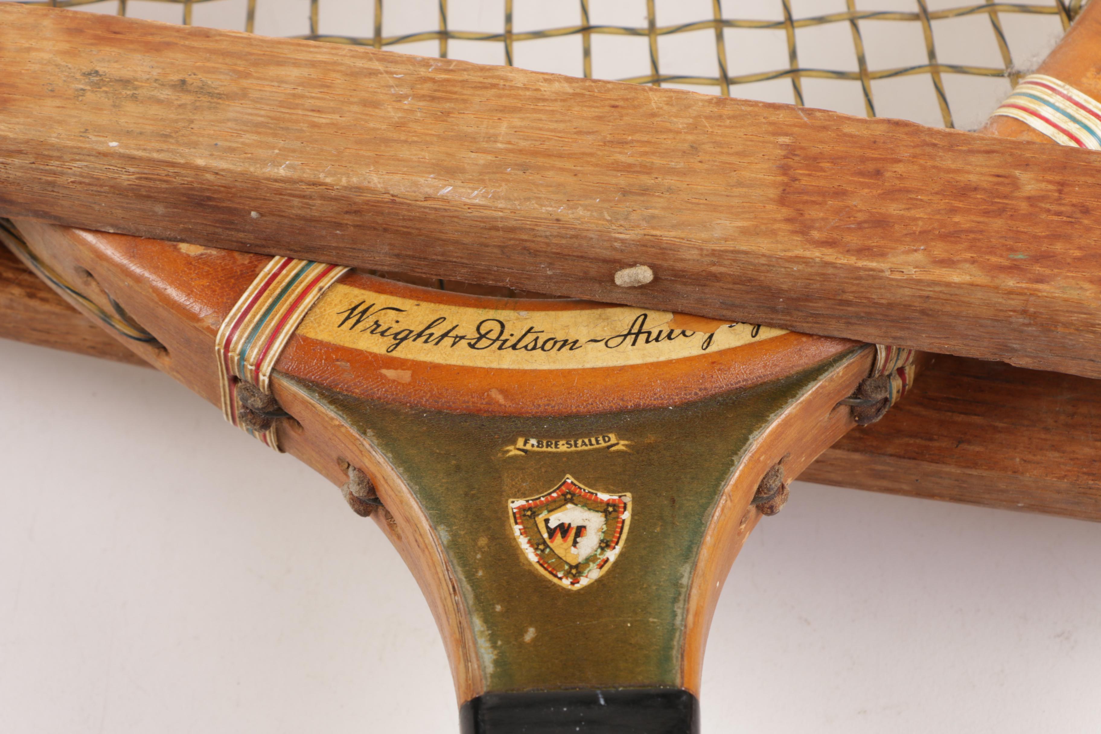Vintage Wright-Ditson "Autograph" Tennis Racket