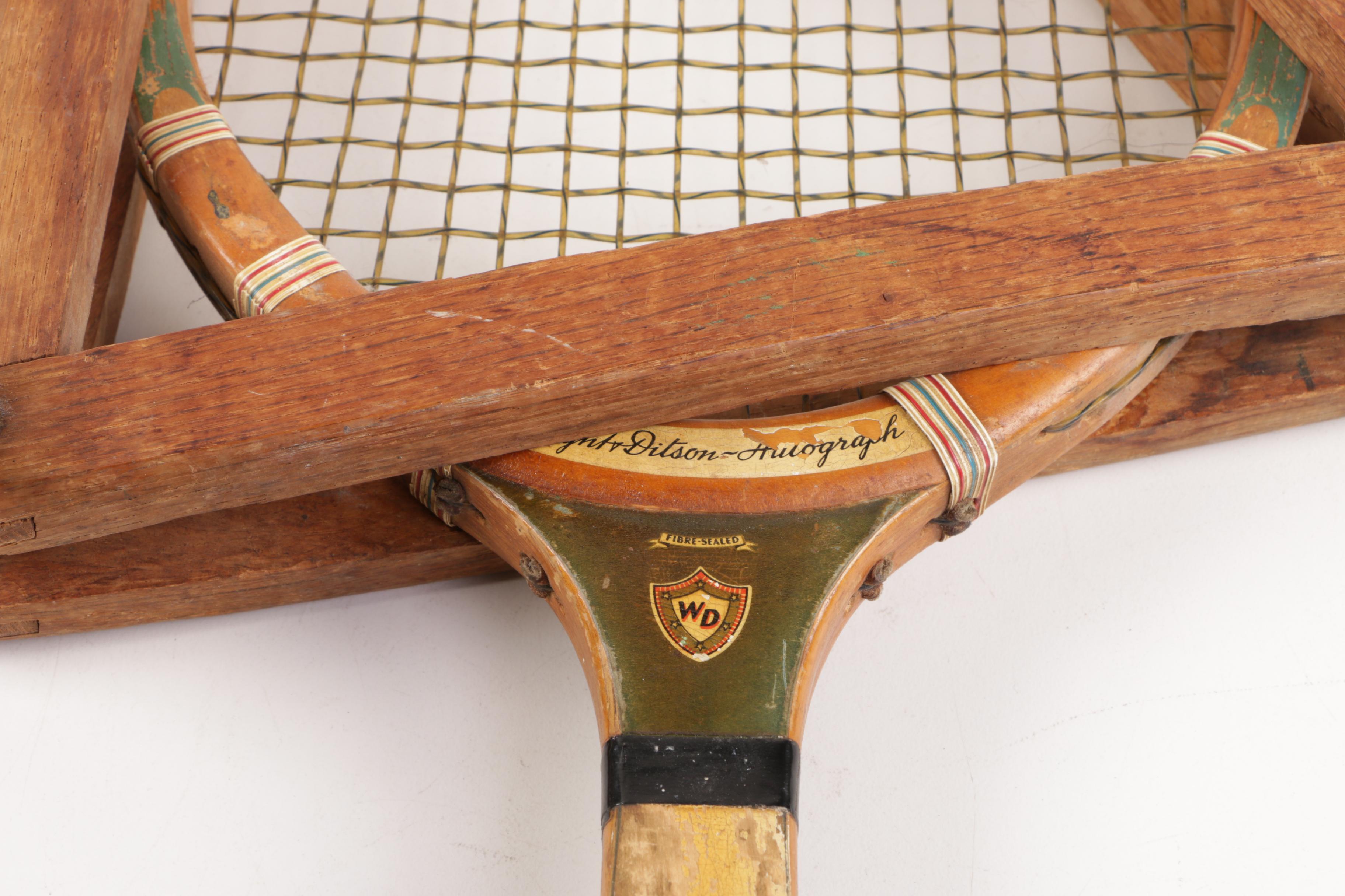 Vintage Wright-Ditson "Autograph" Tennis Racket