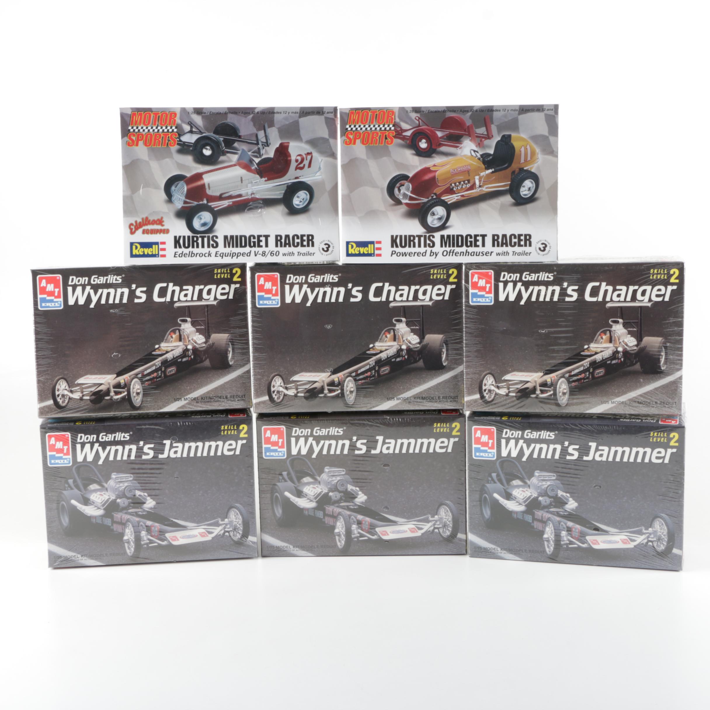 AMT and Revell Racing Car Model Kits
