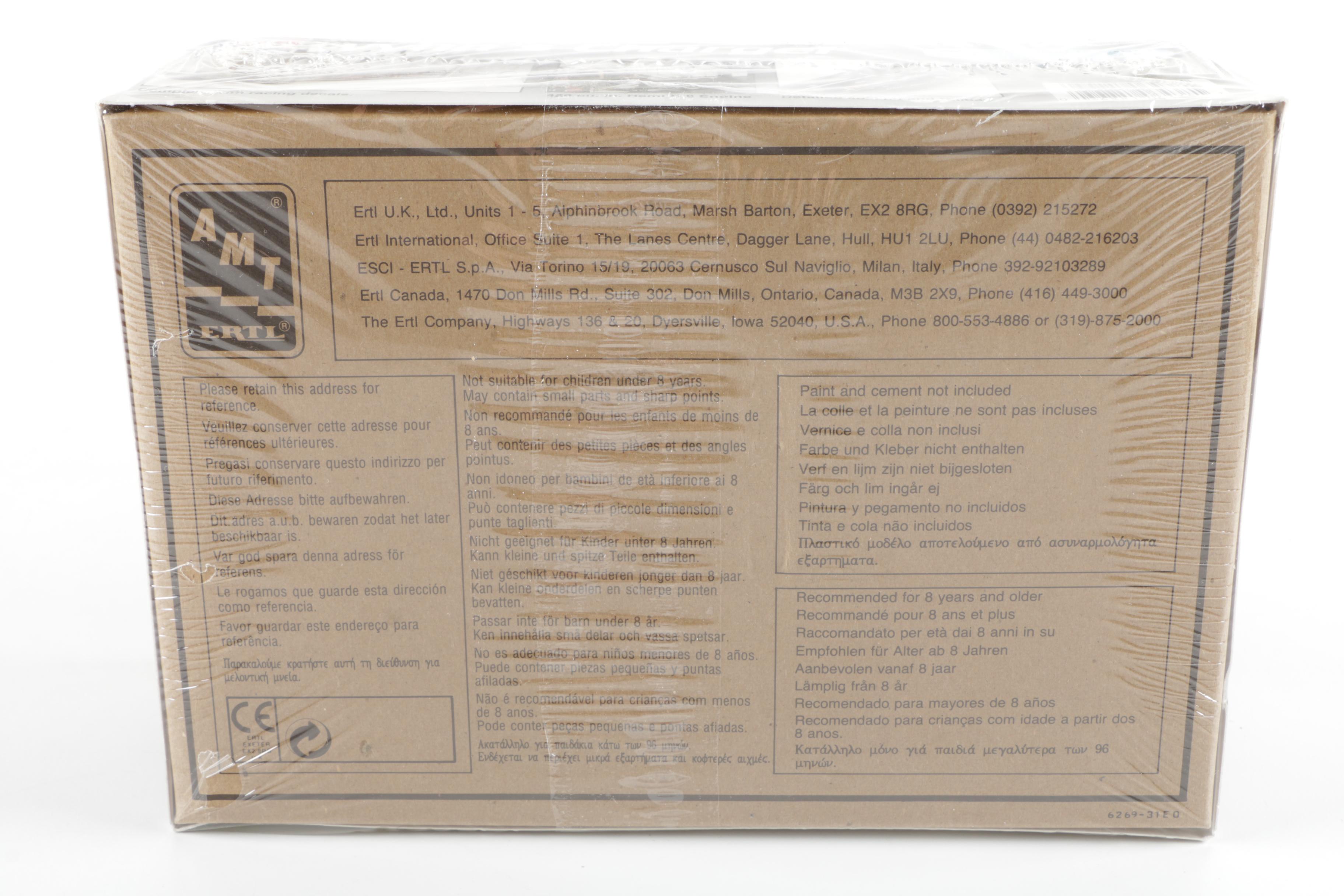 AMT and Revell Racing Car Model Kits